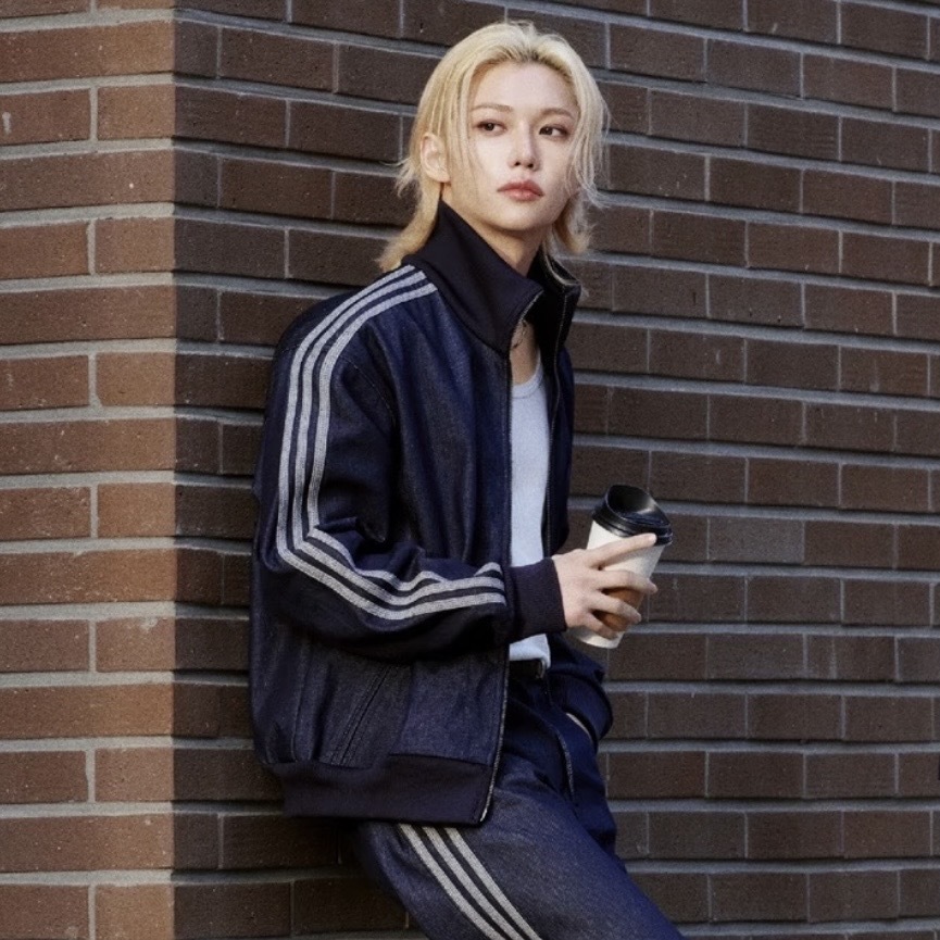 ADIDAS ORIGINALS 深藍 牛仔外套 FELIX同款 單寧 休閒 LG4857