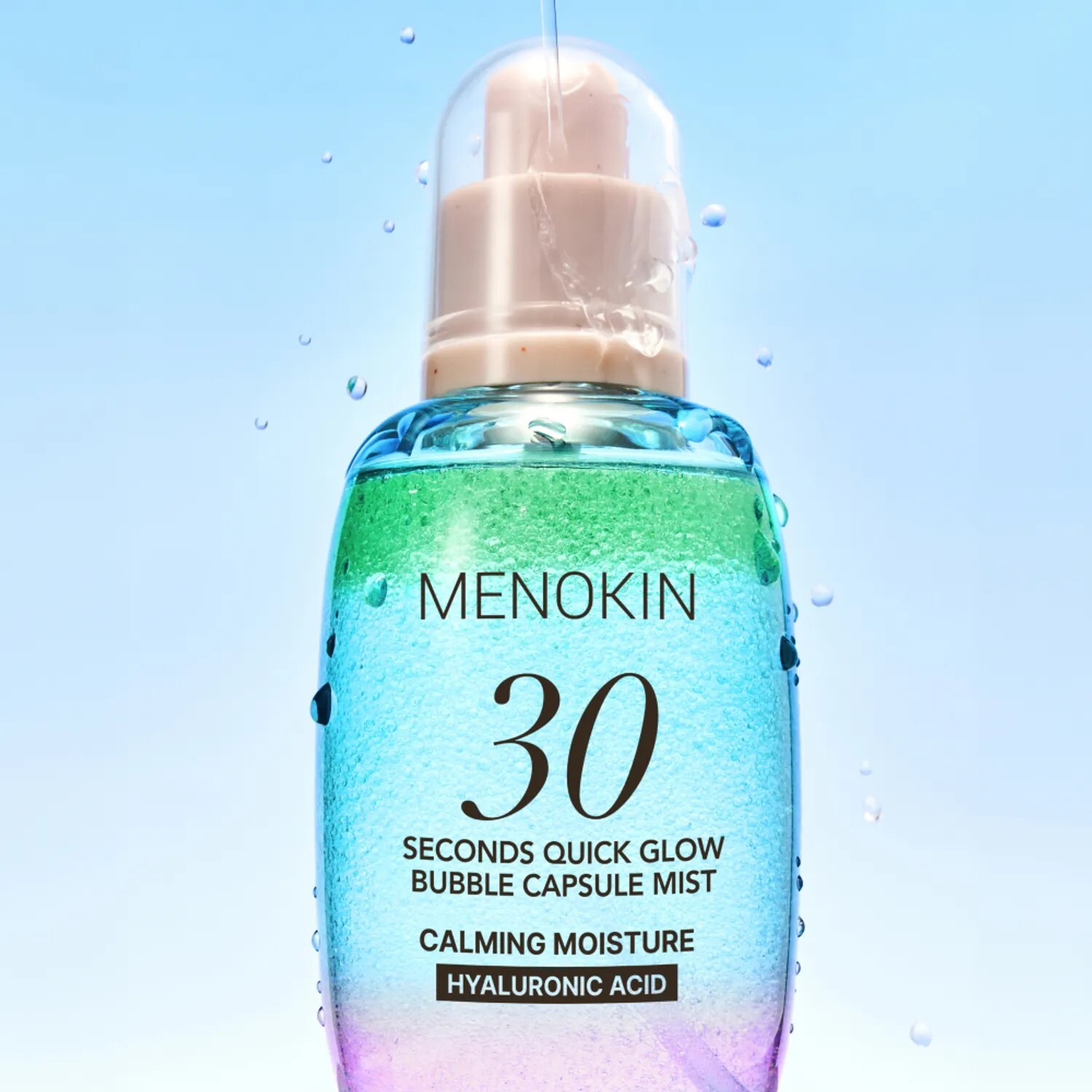 MENOKIN 30秒快速透亮微泡膠囊精華噴霧（玻尿酸保濕款）98ml