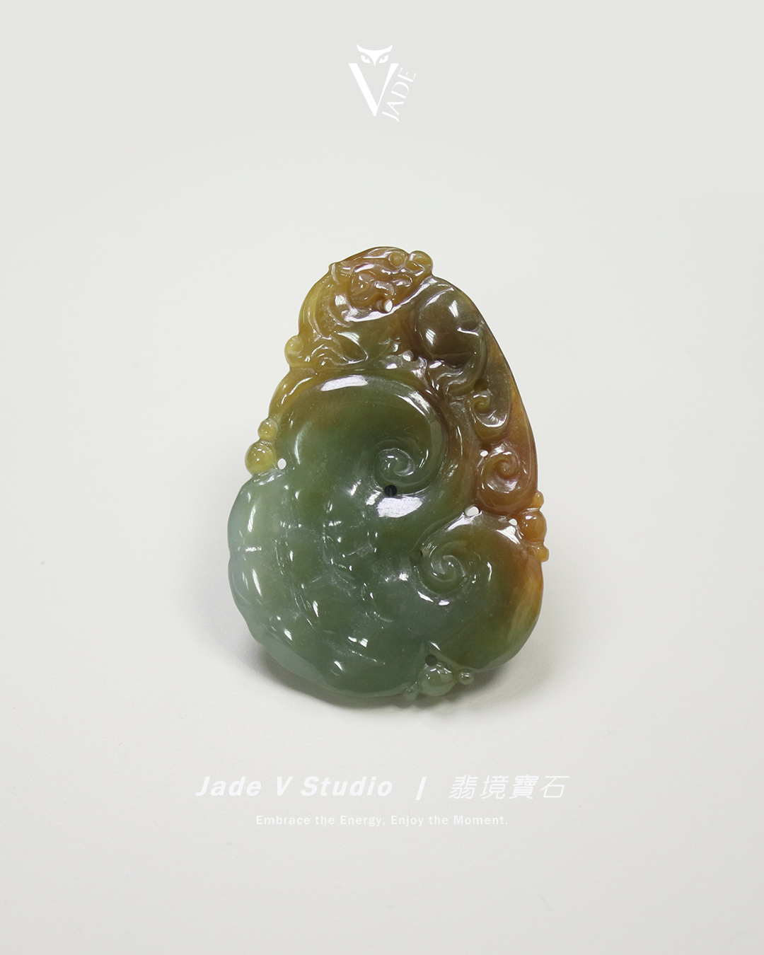 【JadeV｜翡境寶石】糯冰 雙彩 如意 翡翠