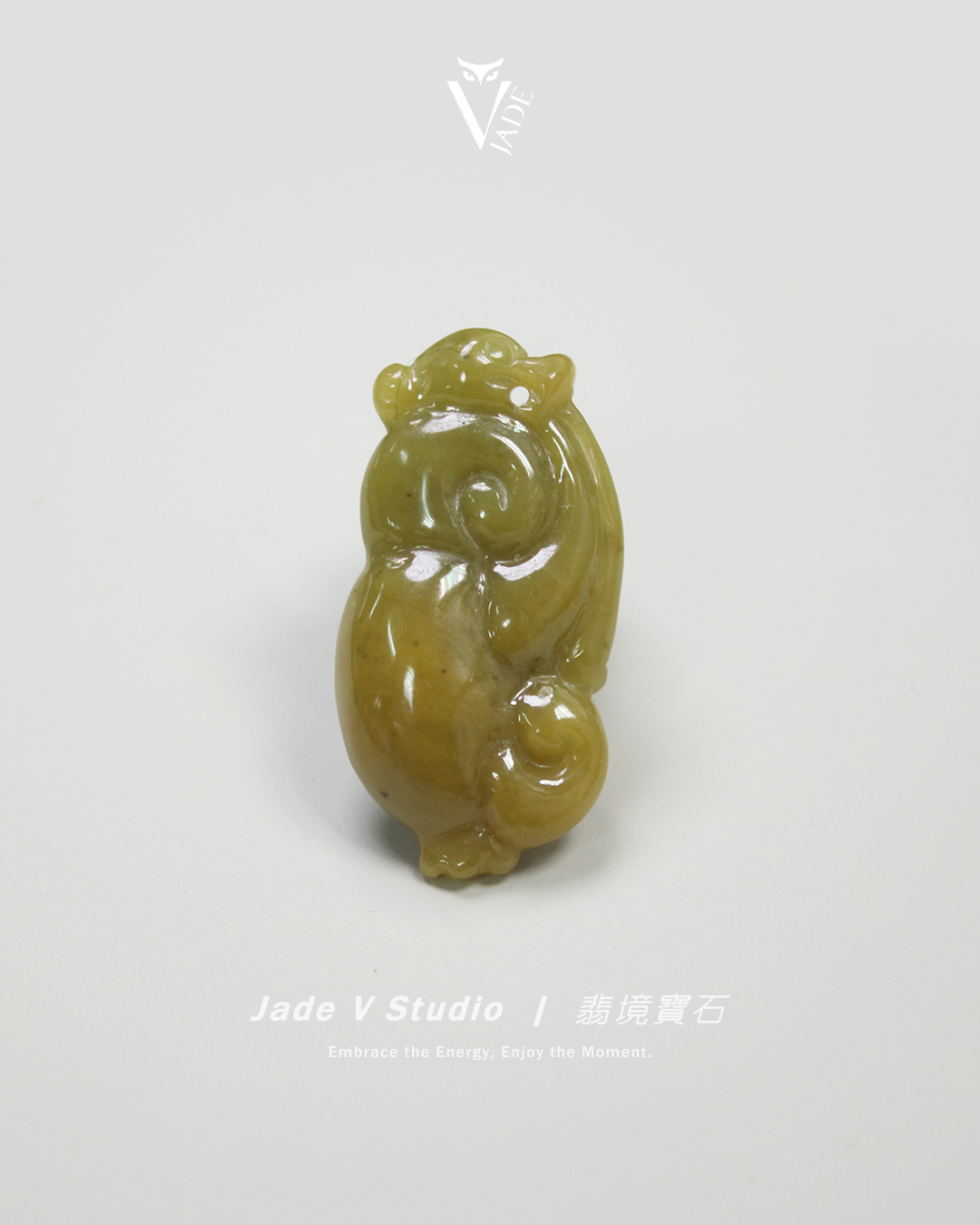 【JadeV｜翡境寶石】糯冰 黃翡 如意 翡翠