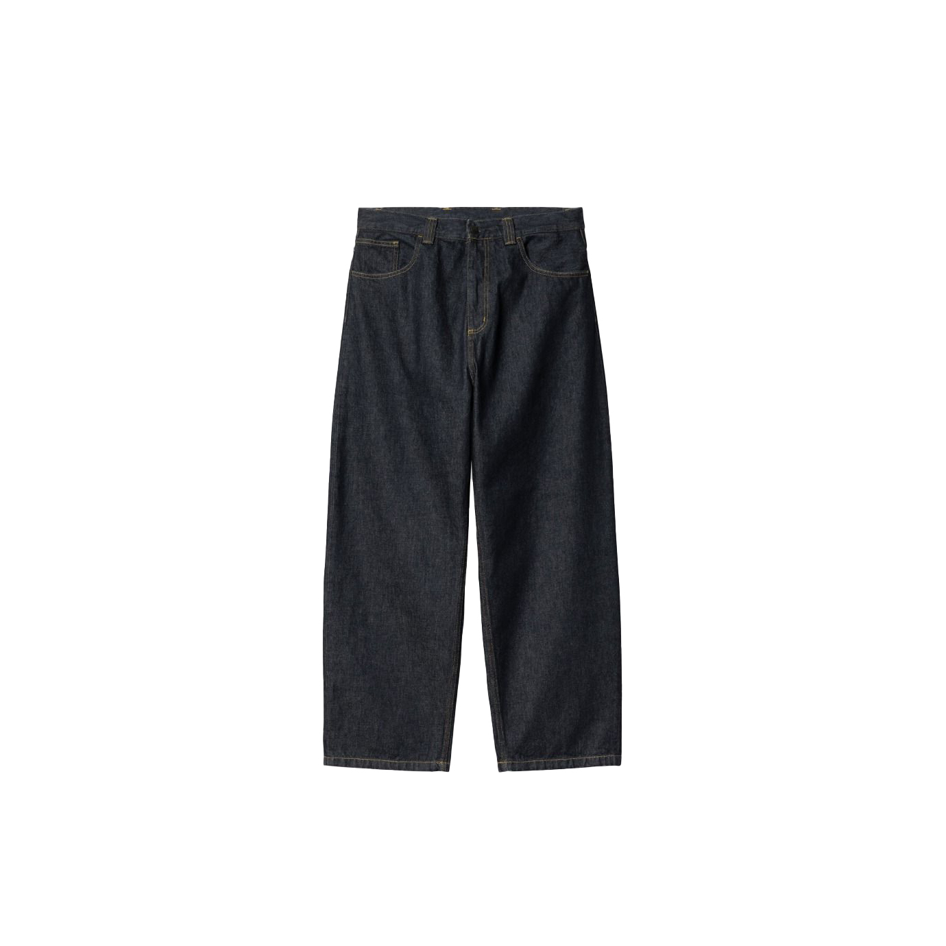 -(E17d03)-CARHARTT WIP BRANDON PANT 13.5OZ RINSED 寬直筒 單寧 牛仔褲 微洗 藍色-I035893 0102