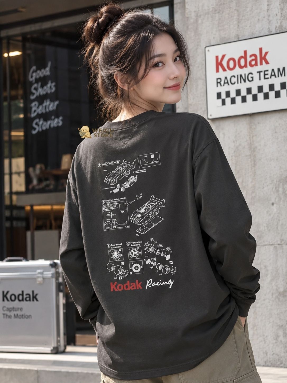 【預購】KODAK 柯達 賽車工程 長袖上衣 K6323LRL81