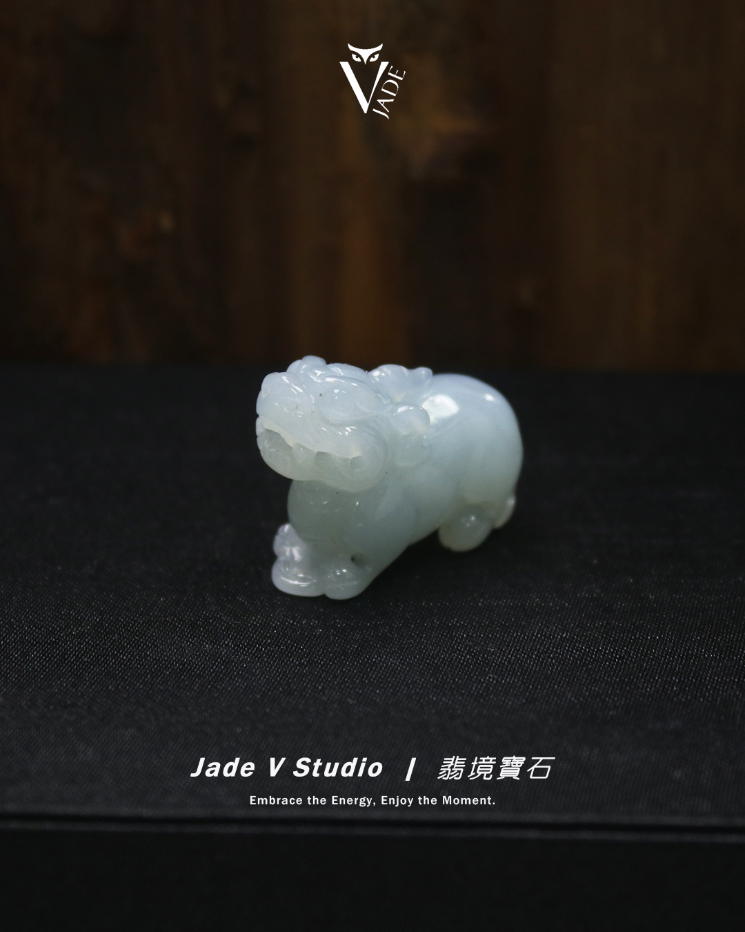 【JadeV｜翡境寶石】糯冰 膠感 灑金 貔貅 翡翠