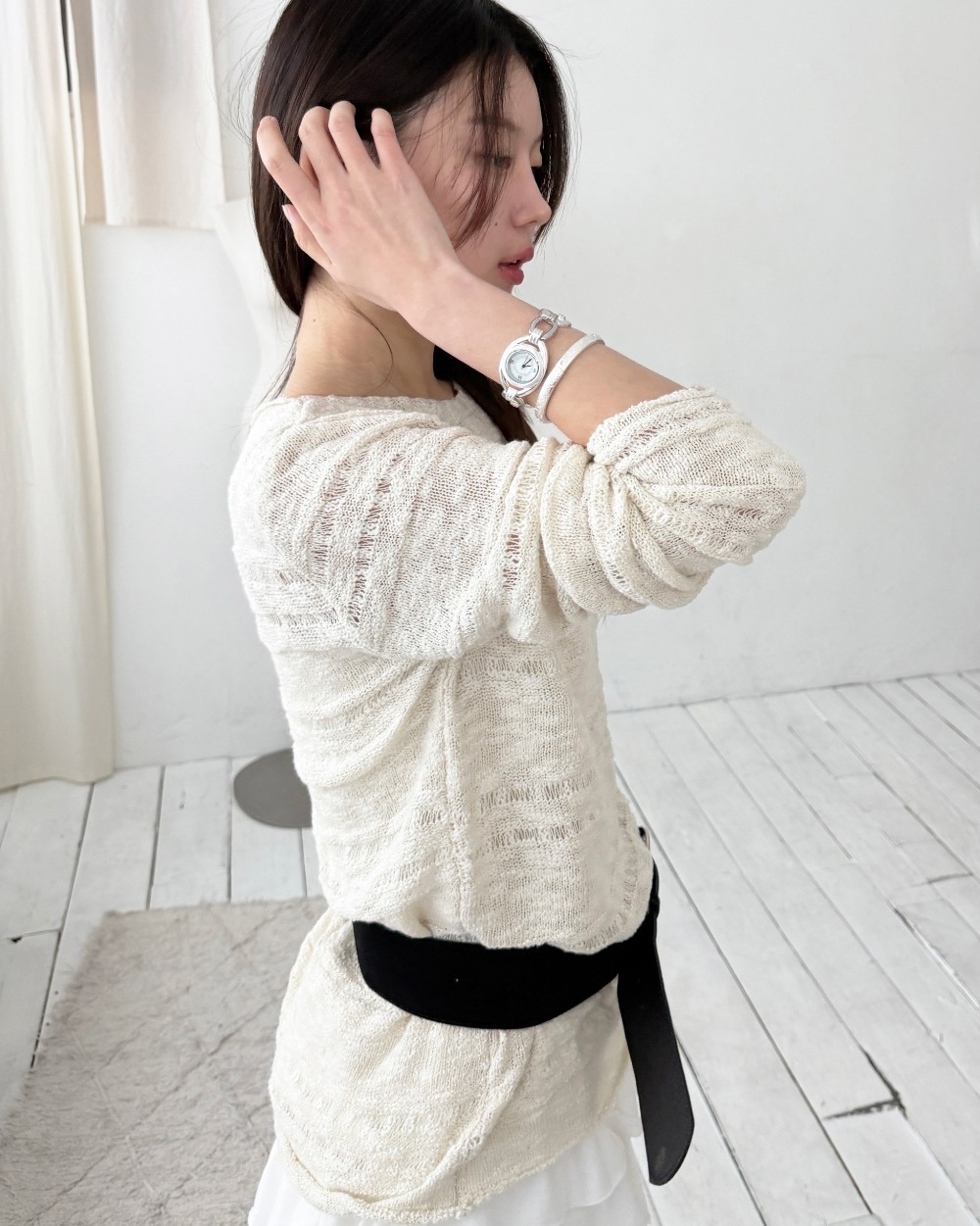 【預購】GRUMPY STUFF BOUND FRAME 銀鏈手錶 GSBBR