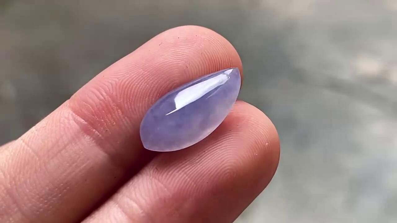 翡翠紫羅蘭水滴,天然翡翠A玉, 緬甸玉, Jade, Jadeite