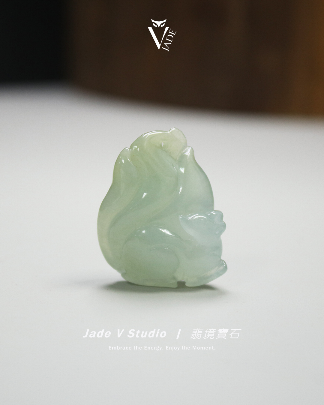 【JadeV｜翡境寶石】糯冰 雙彩 九尾狐 翡翠