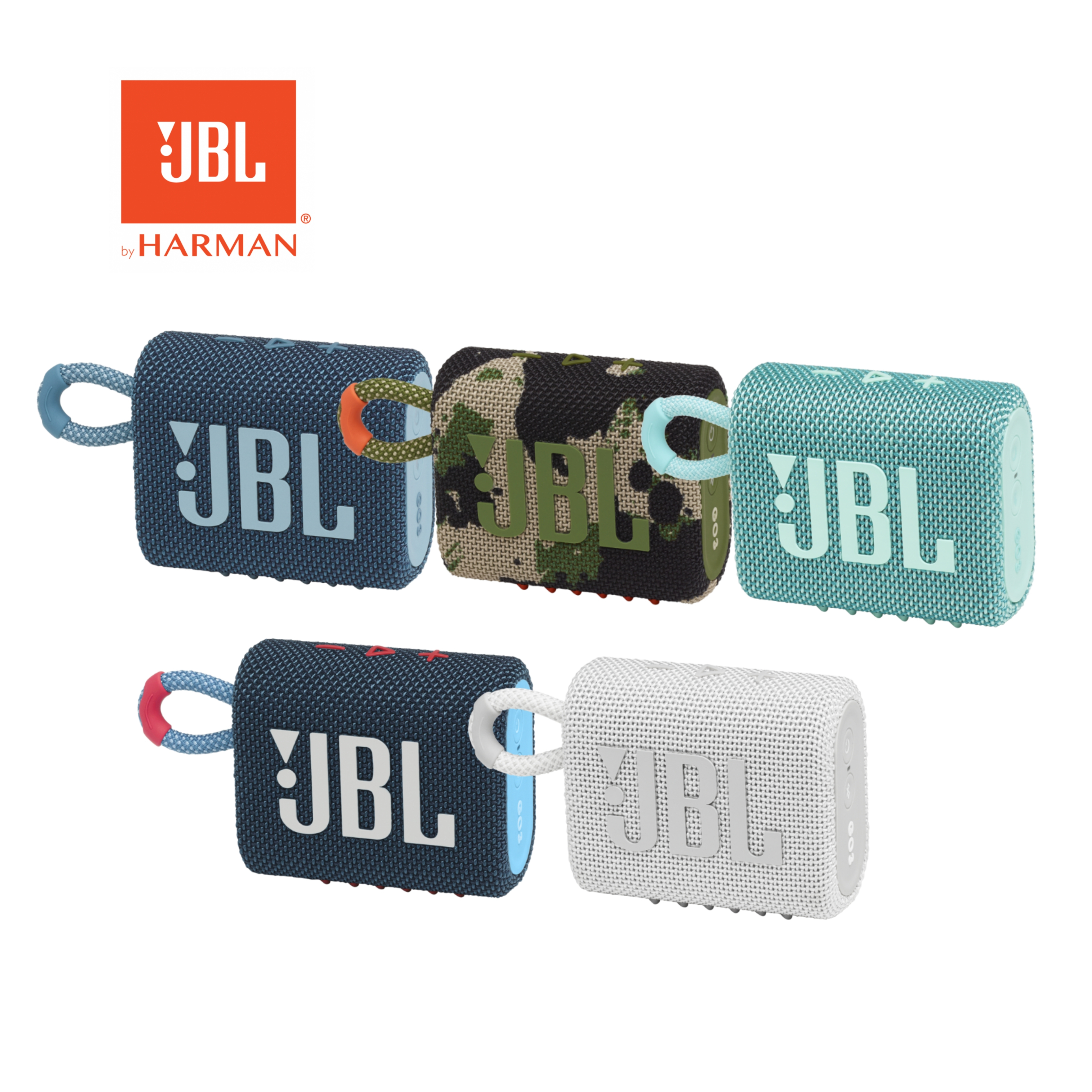 JBL GO 3 可攜式防水 藍牙喇叭 藍牙5.1技術 IP67防水防塵 5小時音樂播放 代理公司貨 JBL GO3