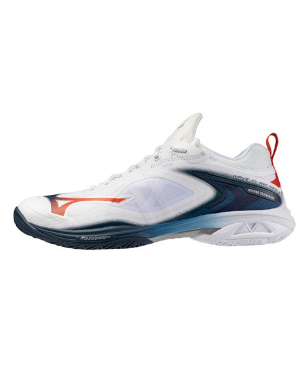 MIZUNO WAVE CLAW NEO 3 26FW - White/Orange/Navy - Badminton shoes/ Fencing shoes