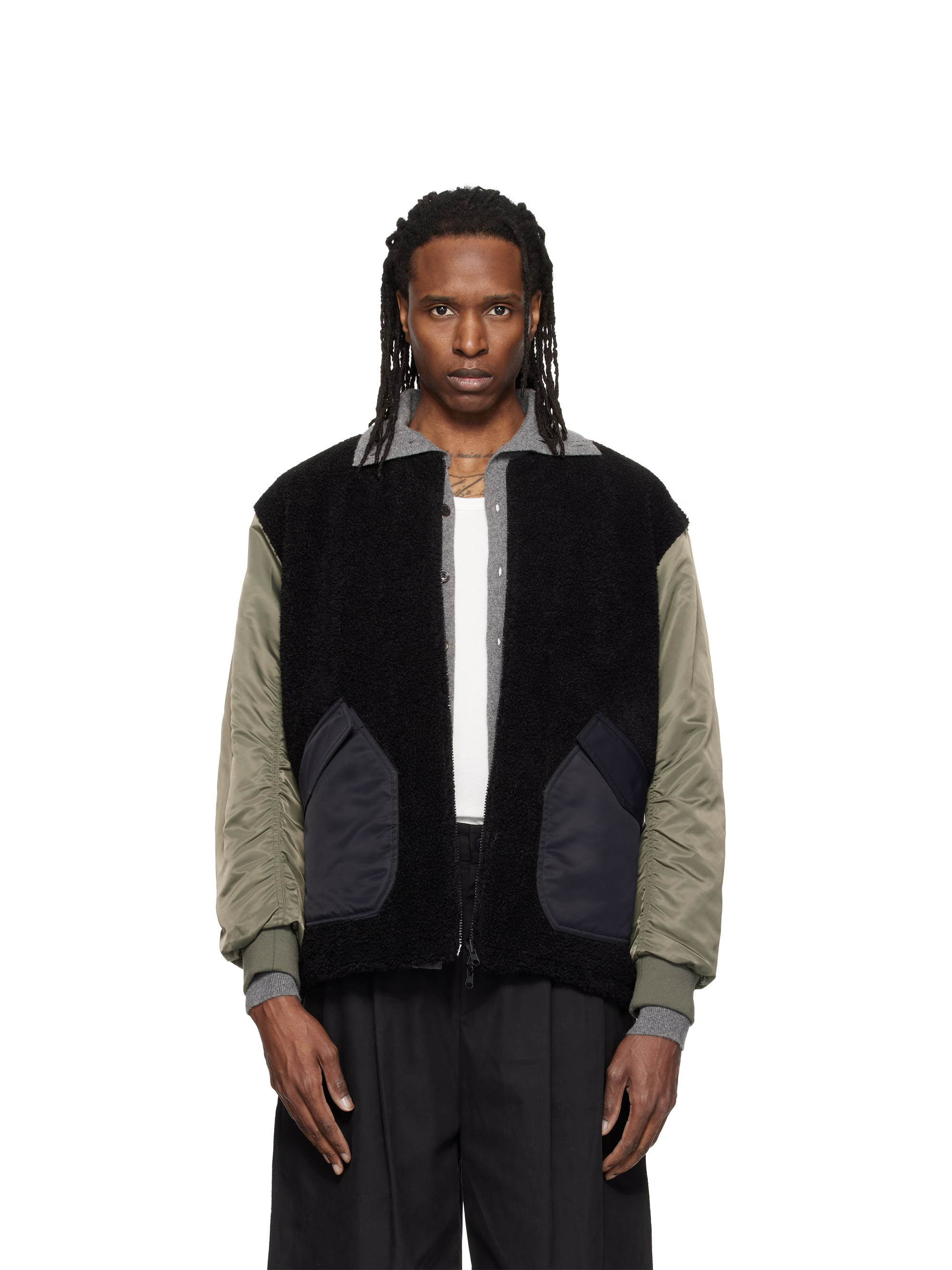 RE;CODE BOMBER HYBRID REVERSIBLE JUMPER 外套