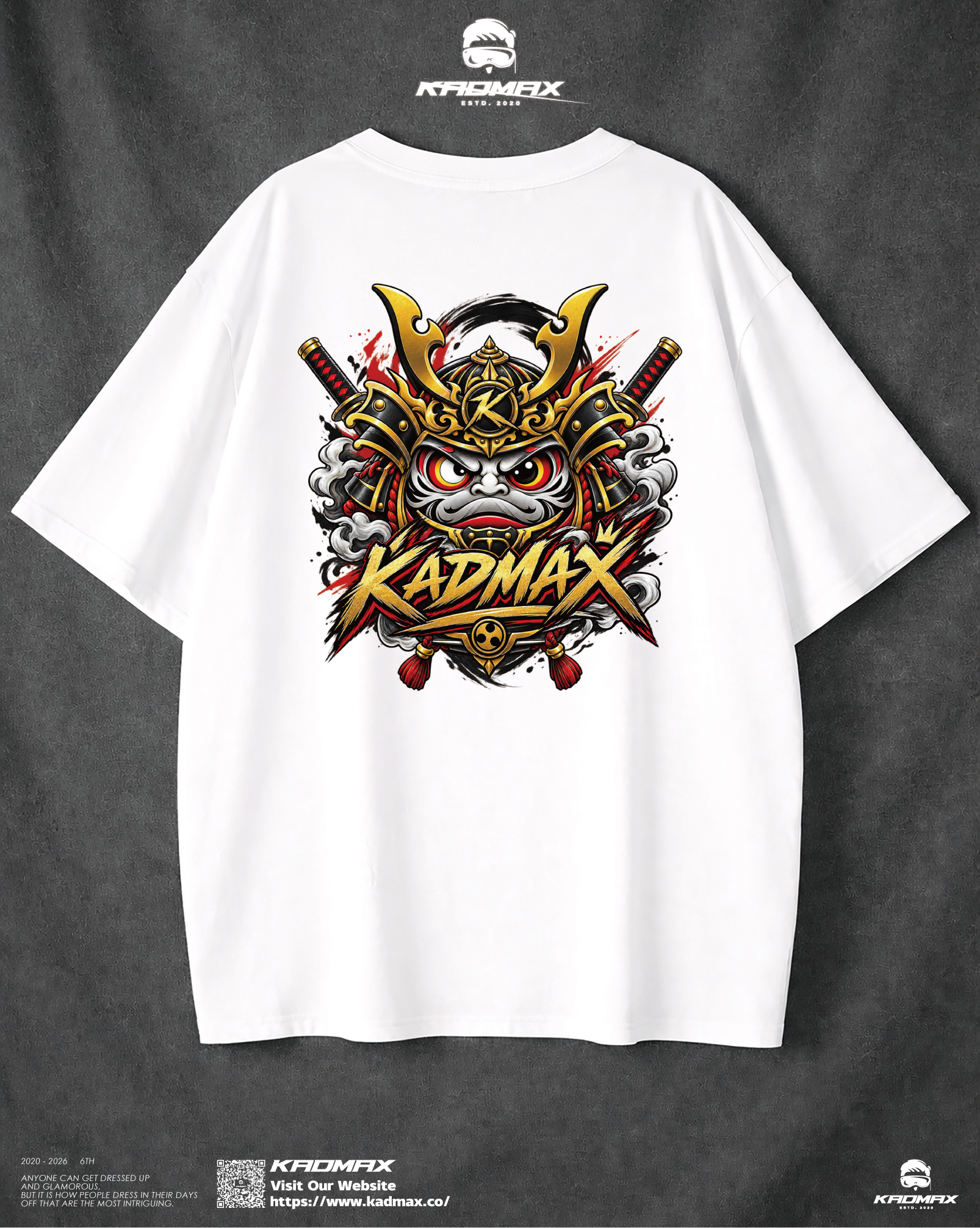 KADMAX大尺碼-達摩武士短袖TEE〈KMSS2628〉