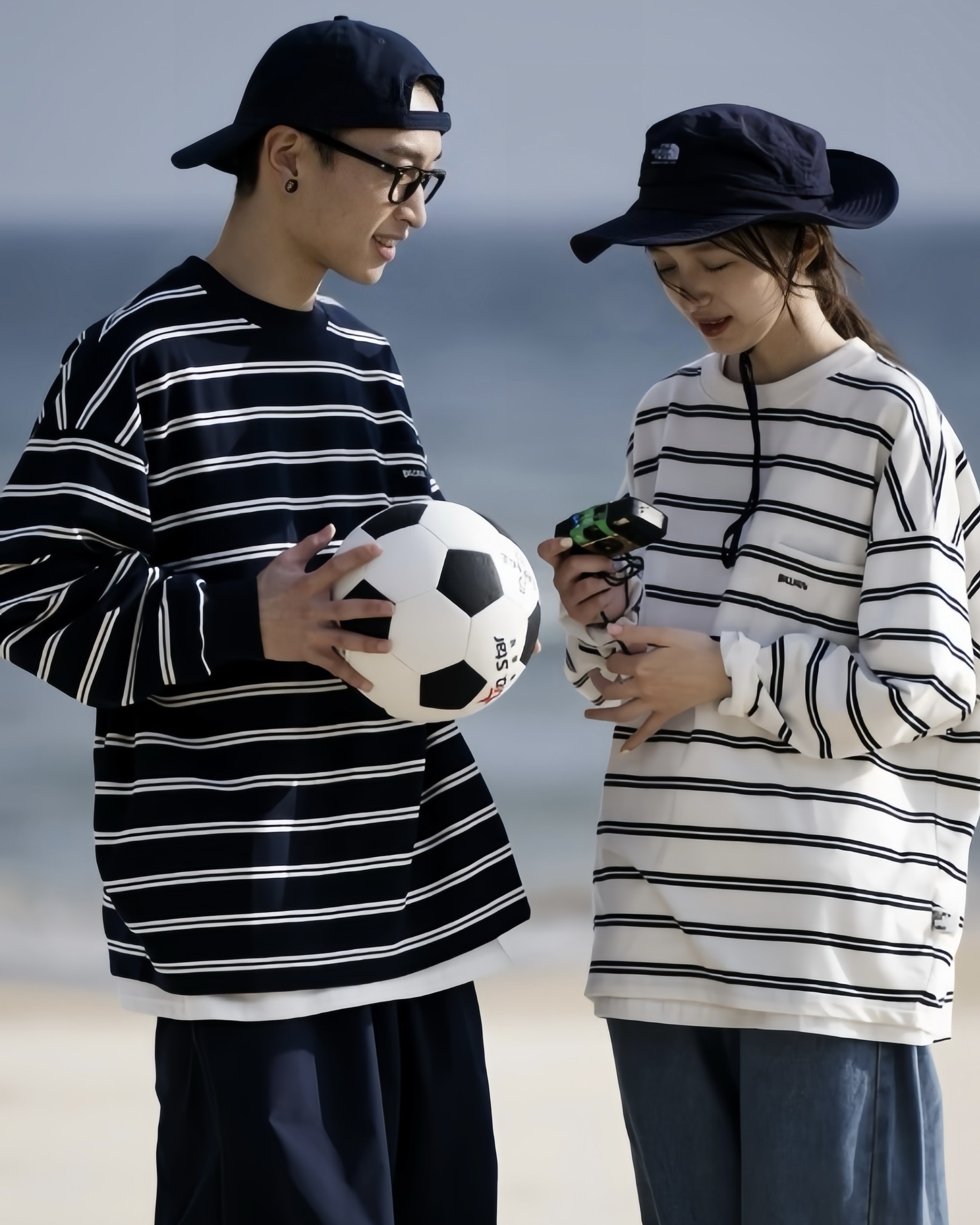 #預購 BELLKENIDEA CityBoy 條紋廓形復古 寬鬆長袖 BK20226 兩色