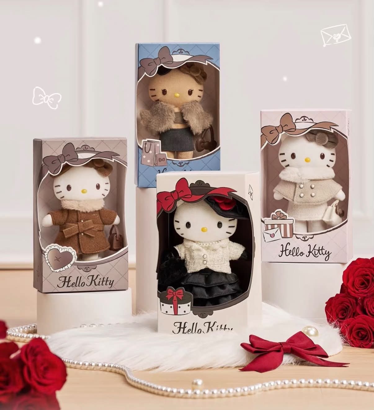 【國外限定】SANRIO HELLO KITTY 長腿 三麗鷗 秋冬新品 摩登假期系列 黑皮 千禧 辣妹風 千金大小姐 吊飾