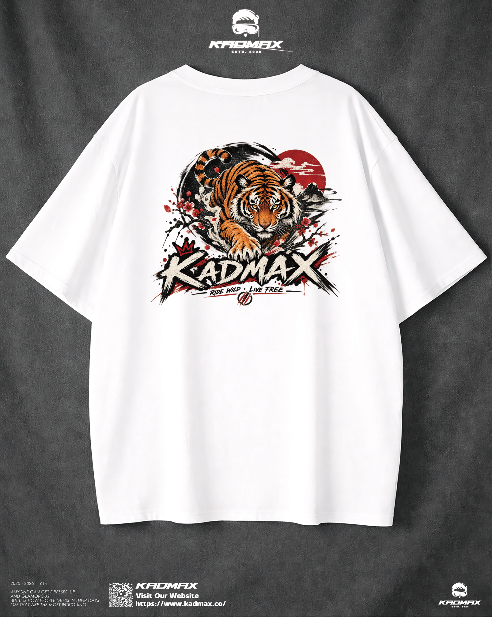 KADMAX大尺碼-下山虎短袖TEE〈KMSS2629〉
