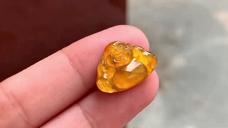91466 翡翠黃金佛公