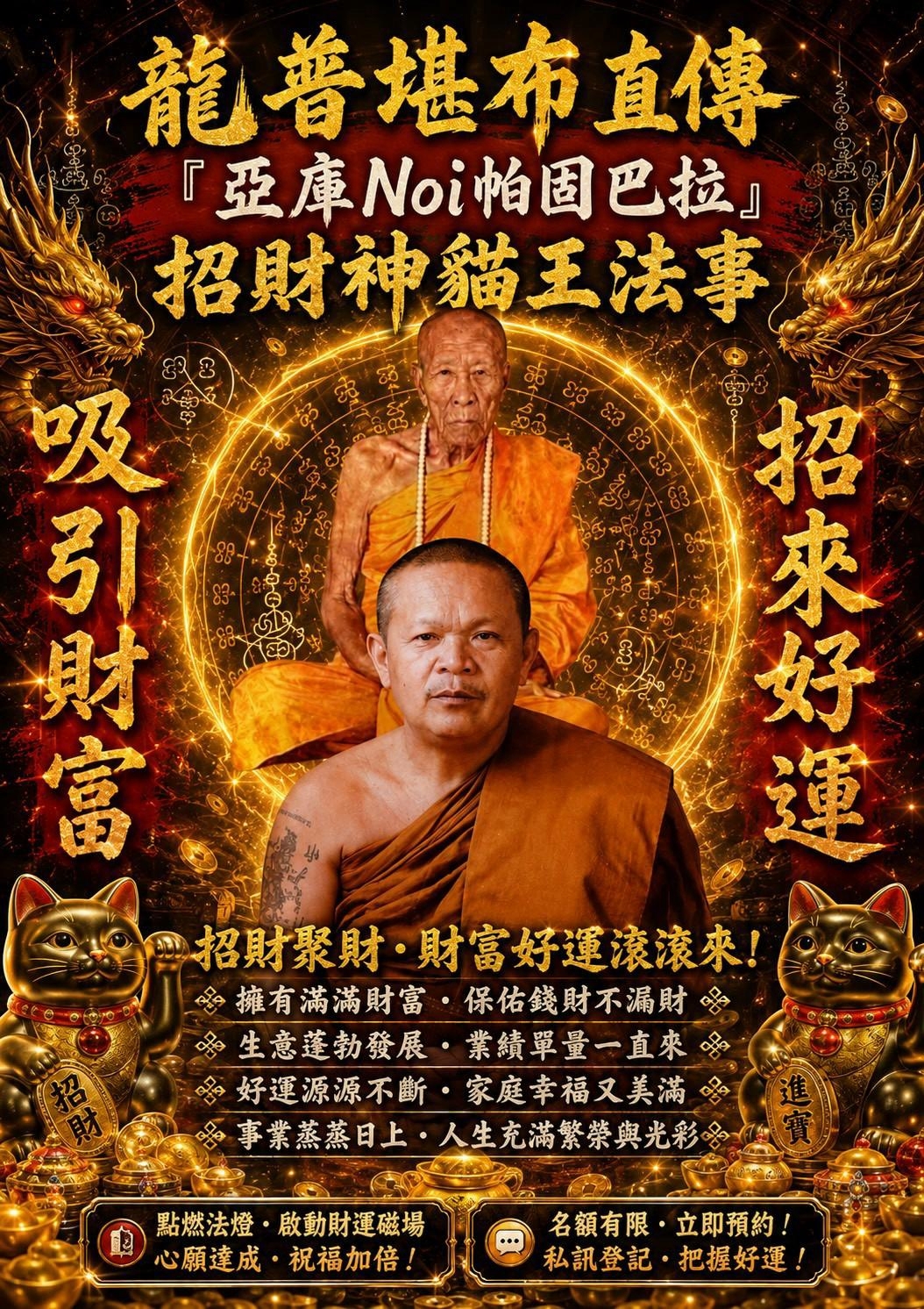 #13 好命招財靈貓（靈貓聖僧直傳龍婆巴拉大師）