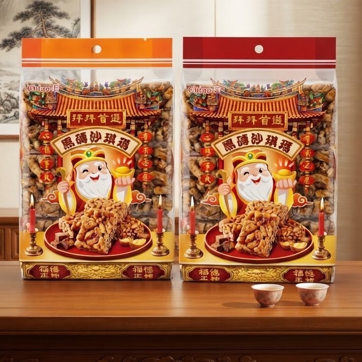 土地公金磚沙琪瑪 300g 葡萄 黑糖