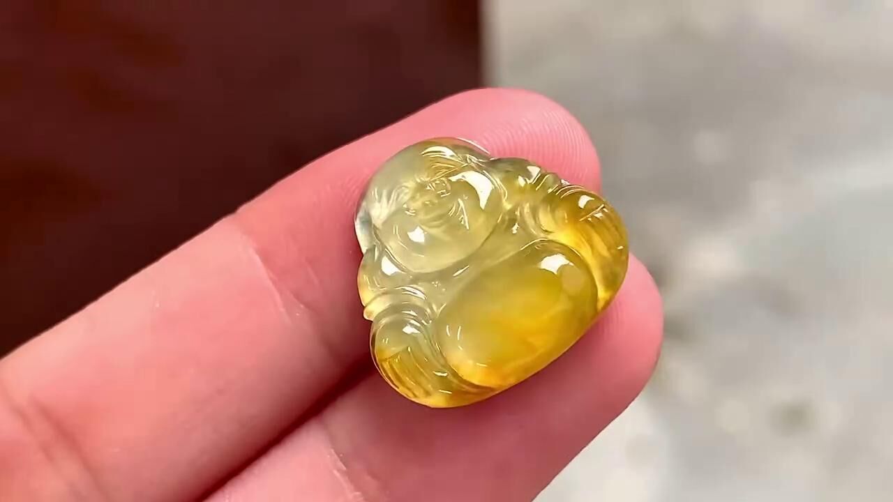 91468 翡翠黃金佛公