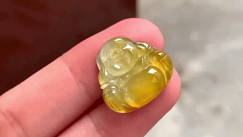 91468 翡翠黃金佛公