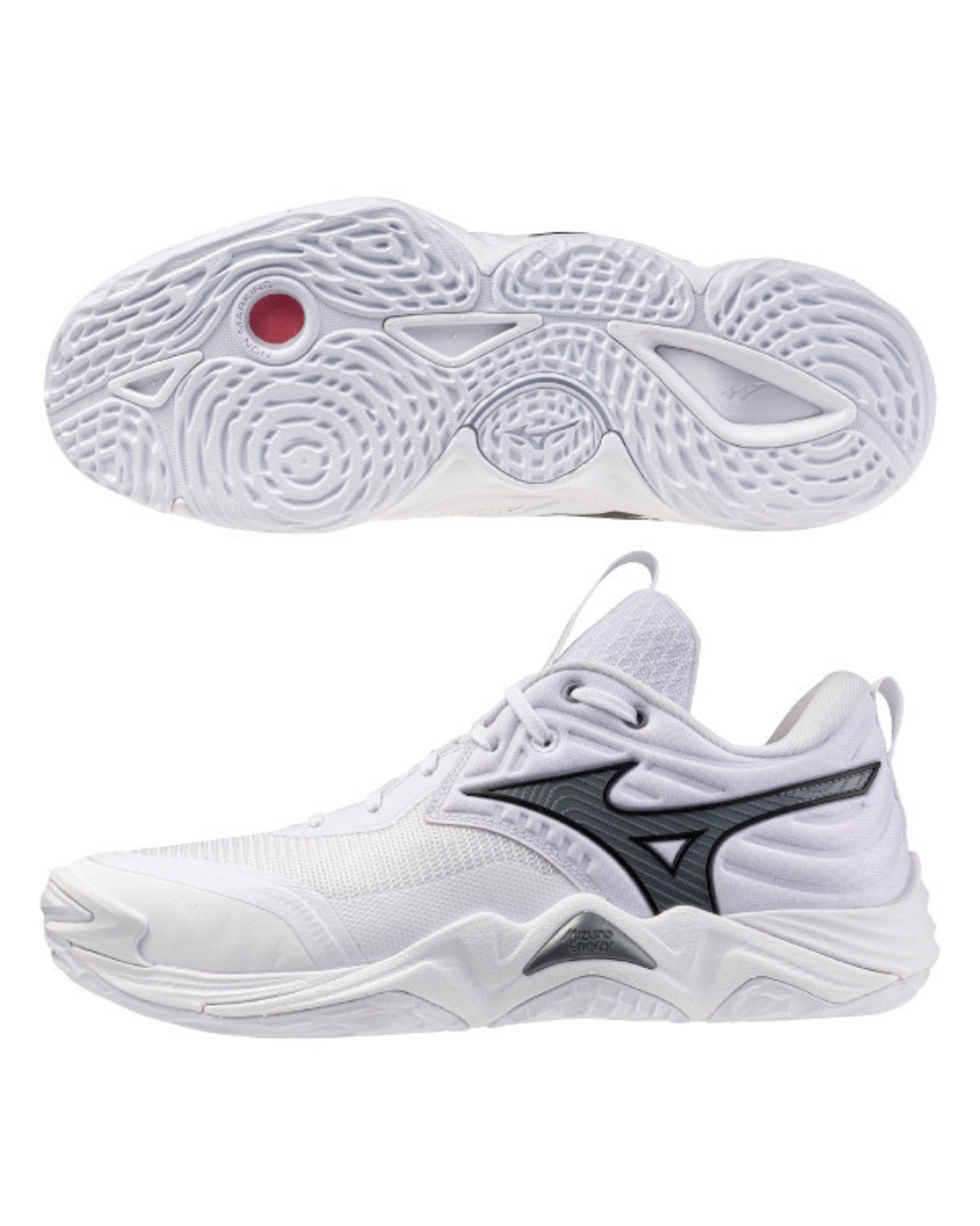 MIZUNO WAVE MOMENTUM ELITE - White/Grey- Volleyball Shoes