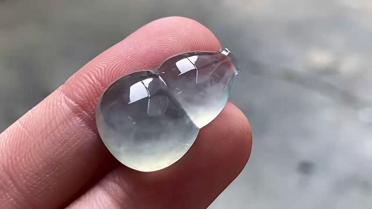 91470 翡翠玻璃鋼葫蘆