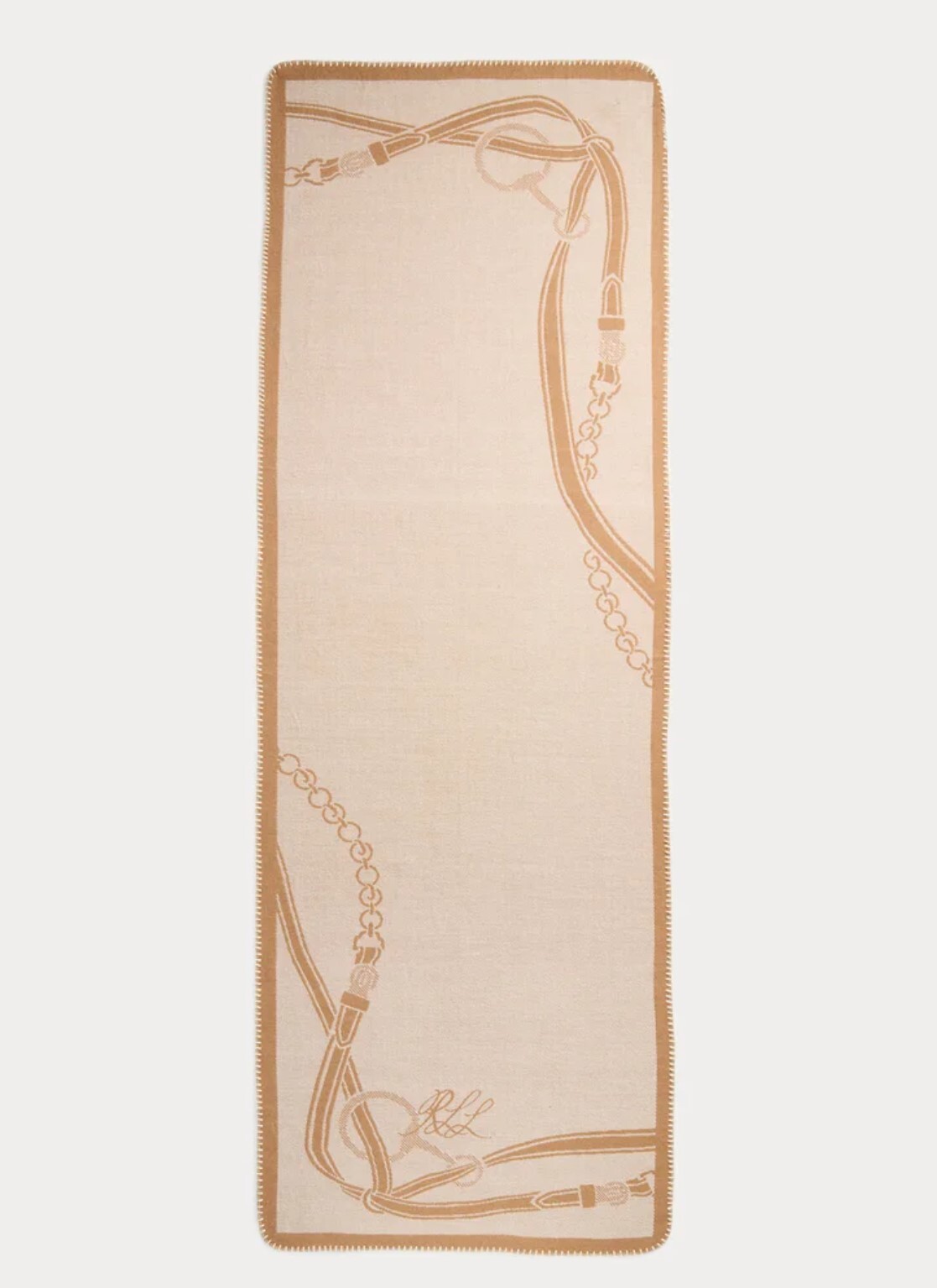 Lauren Belting-Motif Jacquard Blanket Scarf #現貨
