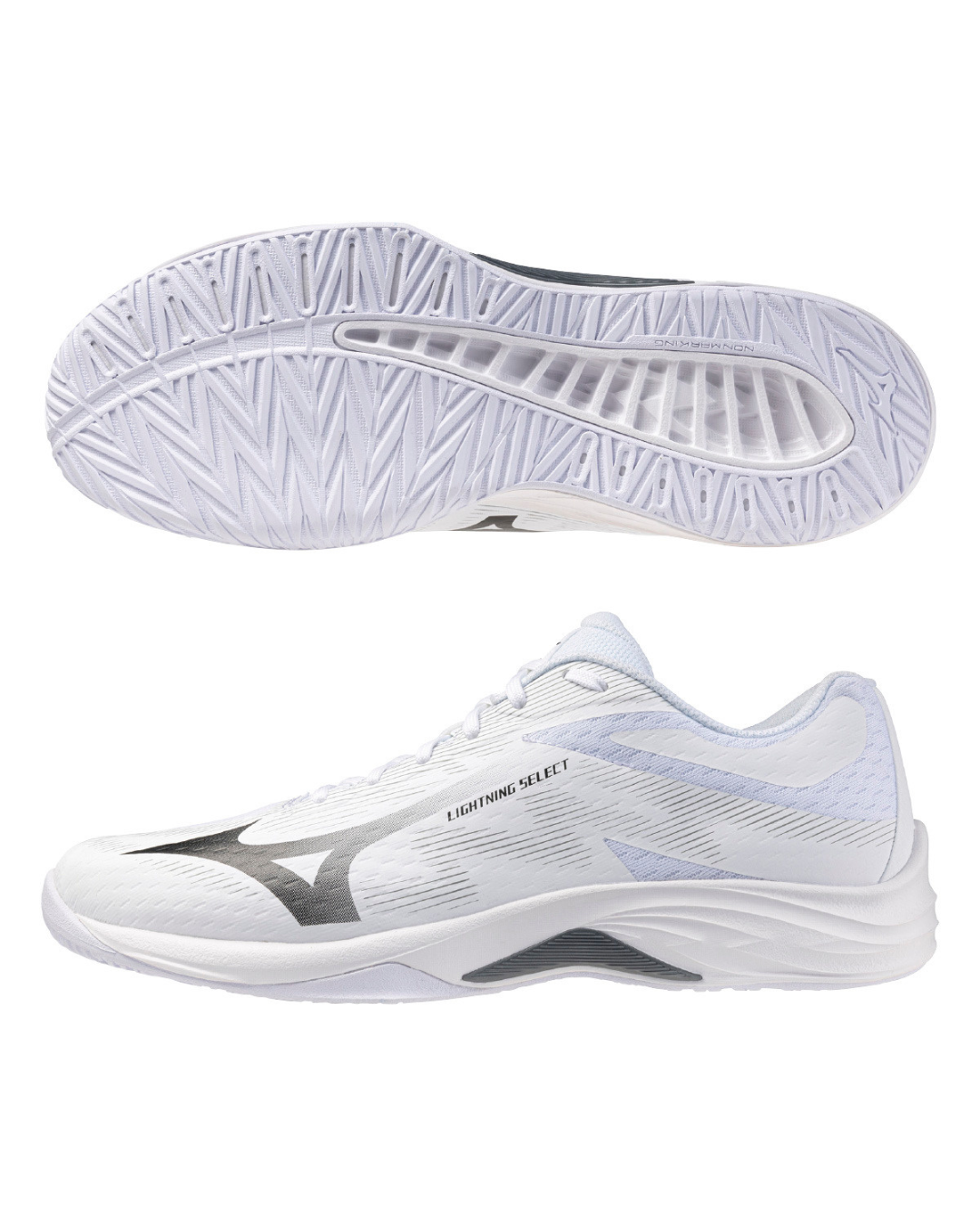 MIZUNO LIGHTNING SELECT - White/Grey - Volleyball Shoes