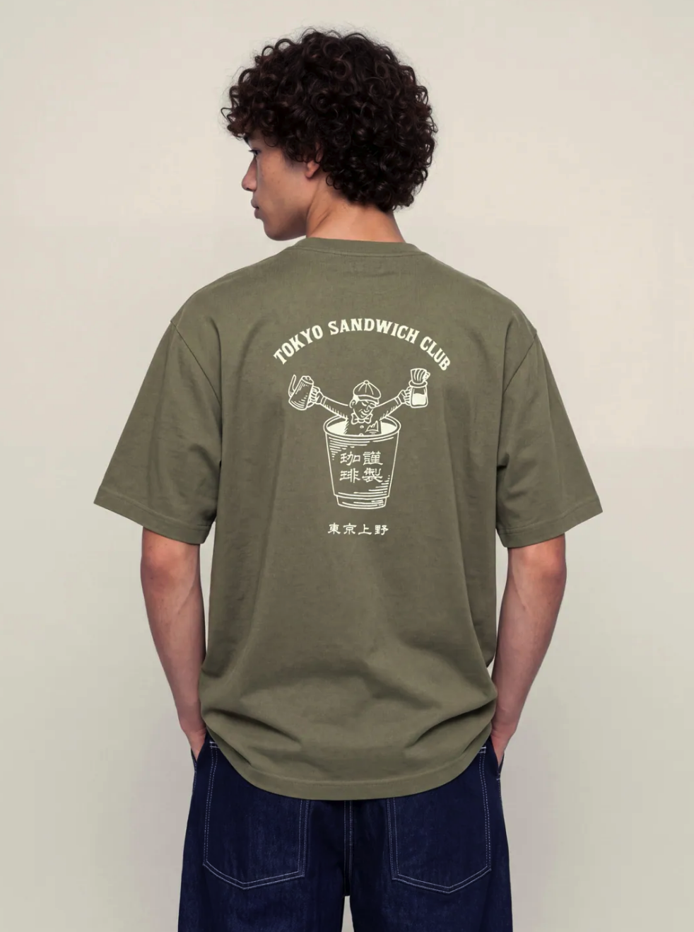 TOKYO SANDWICH CLUB x TINY PARADISE COFFEE Uncle Tee 圖像短T
