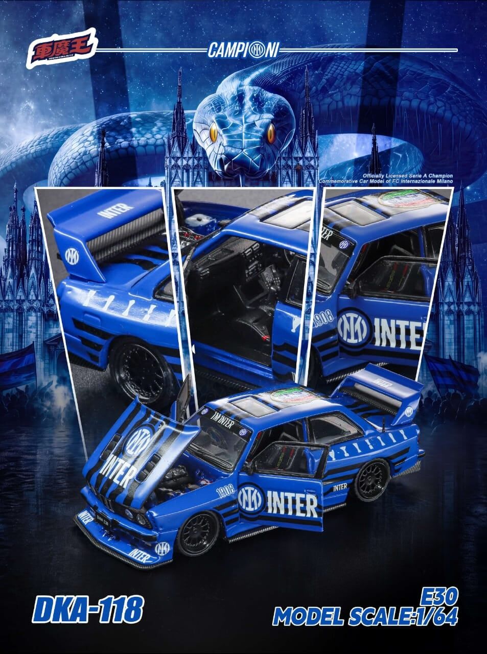 預訂:1/64 Demon King Auto BMW E30 Inter (DKA-118)