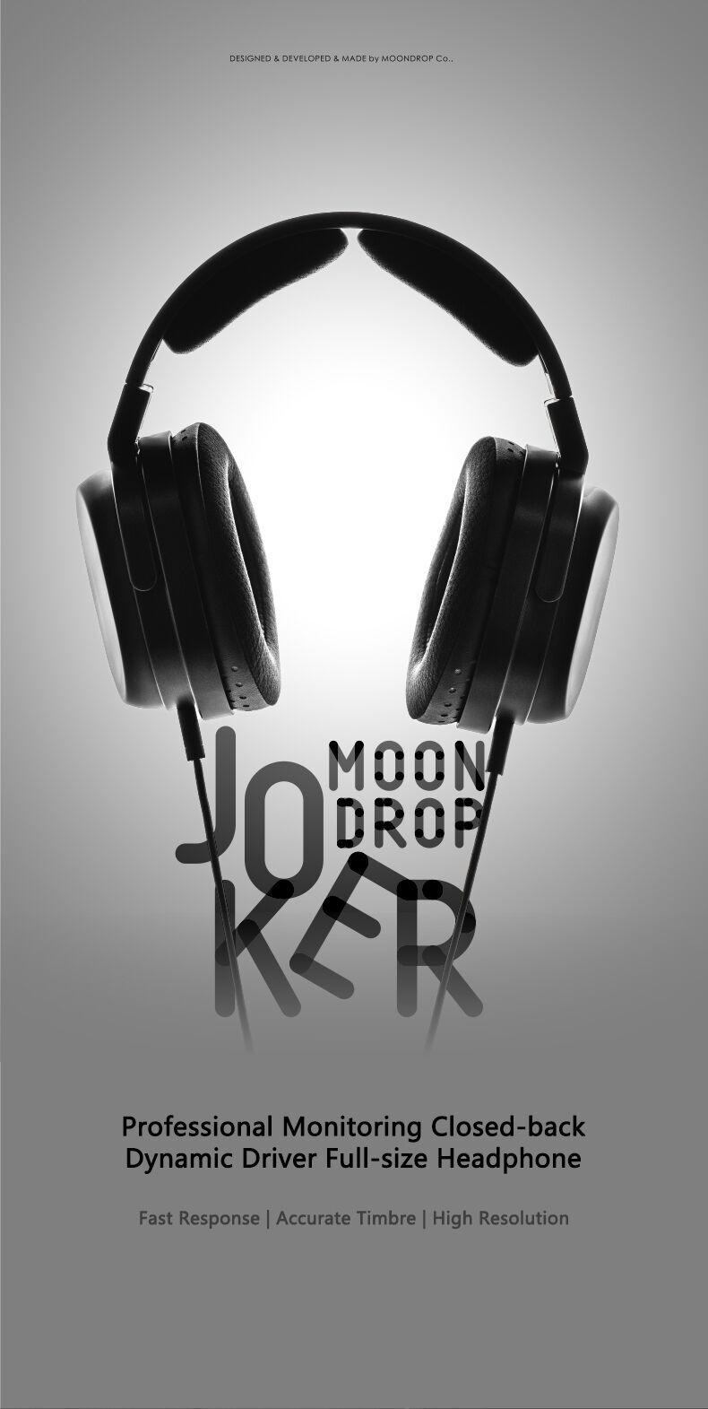 MOONDROP JOKER Closed-back Professional Monitor Headphone