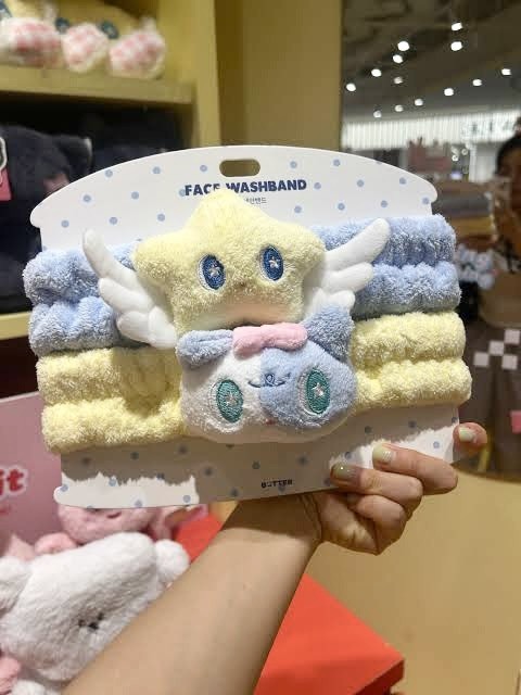 韓國Butter shop x Disney 立體角色洗臉髮帶 2入組