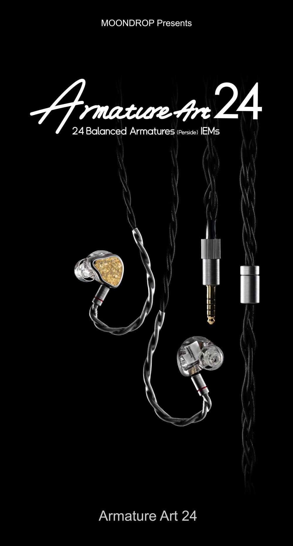 MOONDROP Armature Art 24 Balanced Armature Drivers In-ear Headphone