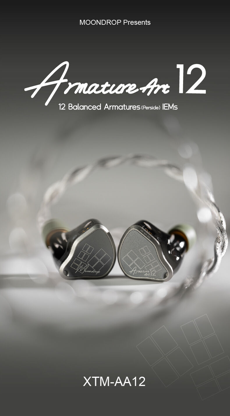 MOONDROP Armature Art 12 Balanced Armature Drivers In-ear Headphone
