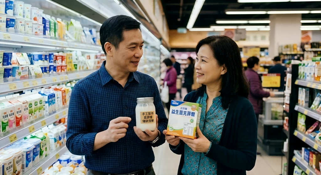 手工克菲爾、克菲爾益生菌哪個好?市場走向便利化