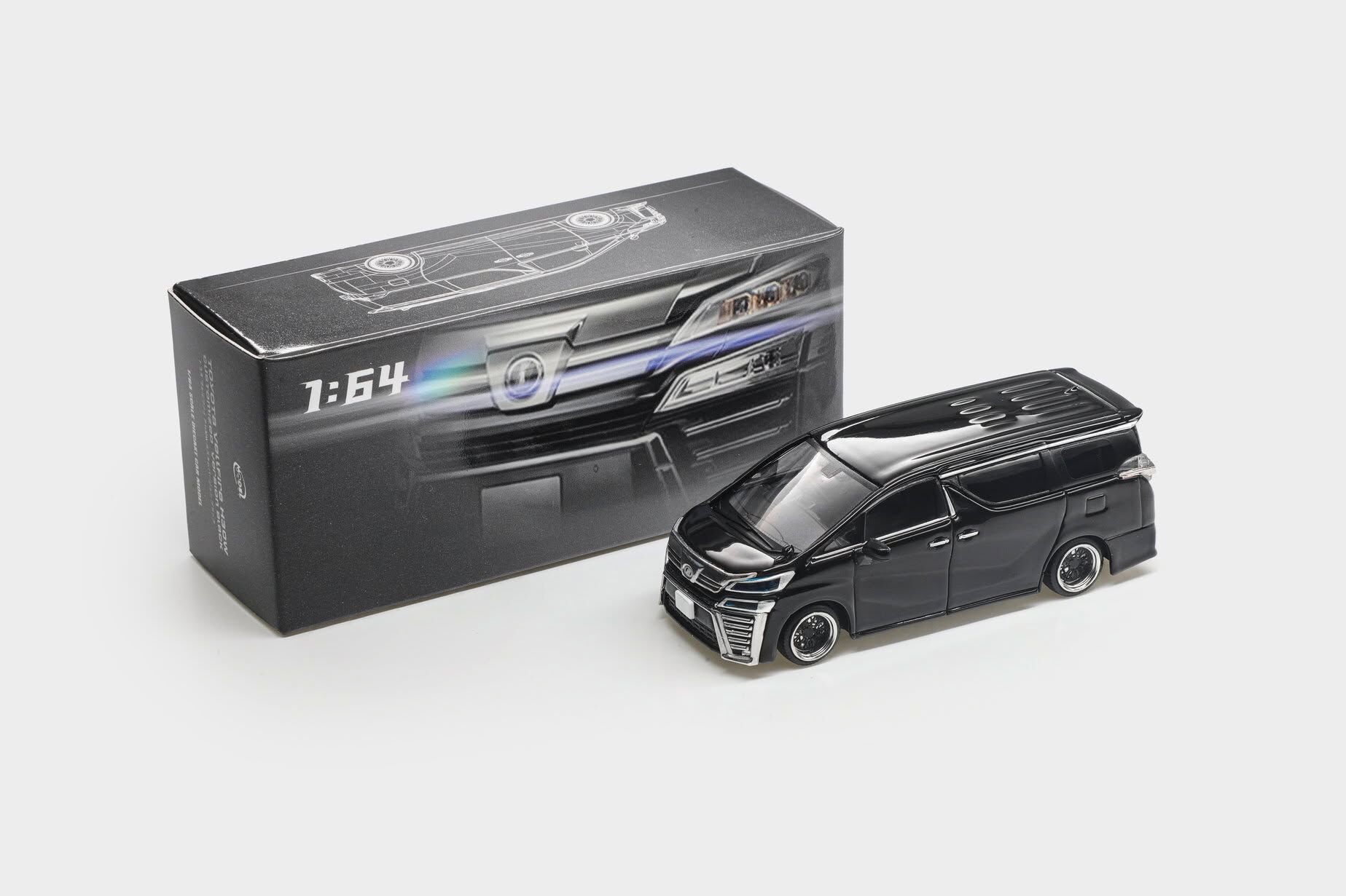 預訂:1/64 Model Model Toyota Vellfire H30W customized Version Black (MM64-Vellfire-001)