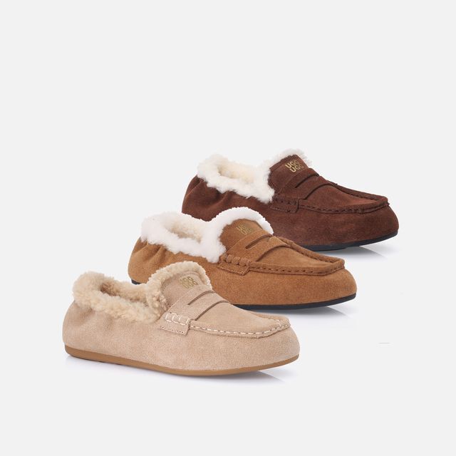 【3色入】UGG Ozlana 2026AW Astra Shearling Moccasin