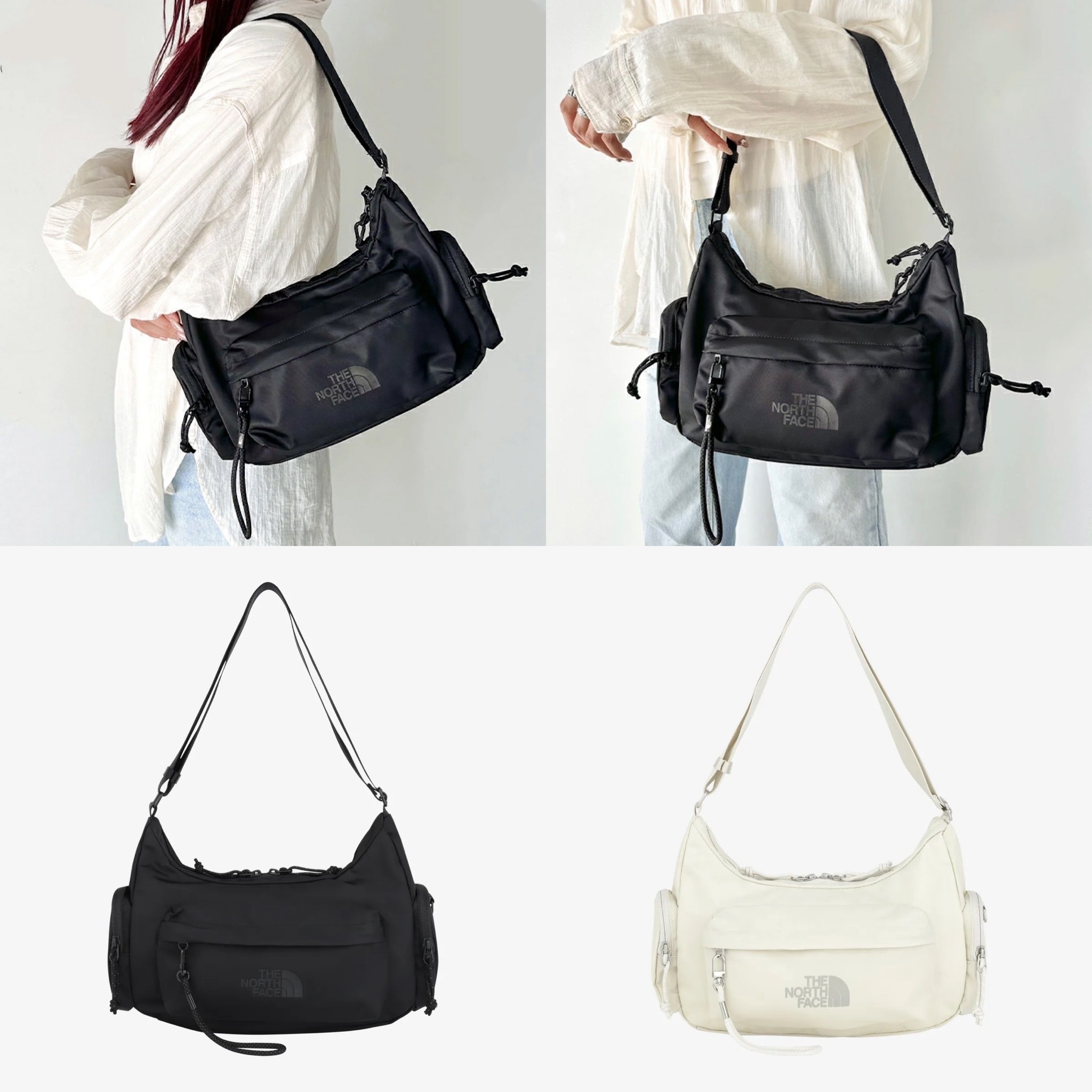 【6/9截單！限時優惠預訂】韓國THE NORTH FACE BONNEY HOBO BAG MINI（2色）
