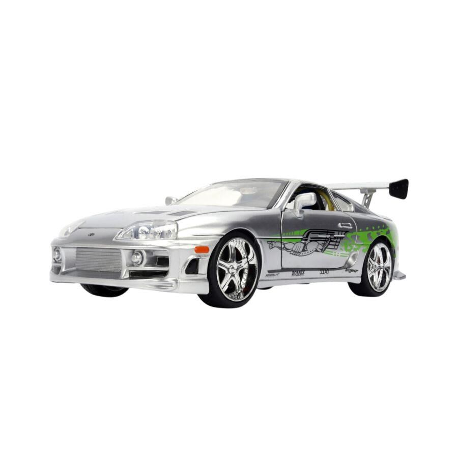 玩命關頭1:24合金車25周年紀念款 豐田 Toyota Supra A80 銀色塗裝  JD36805