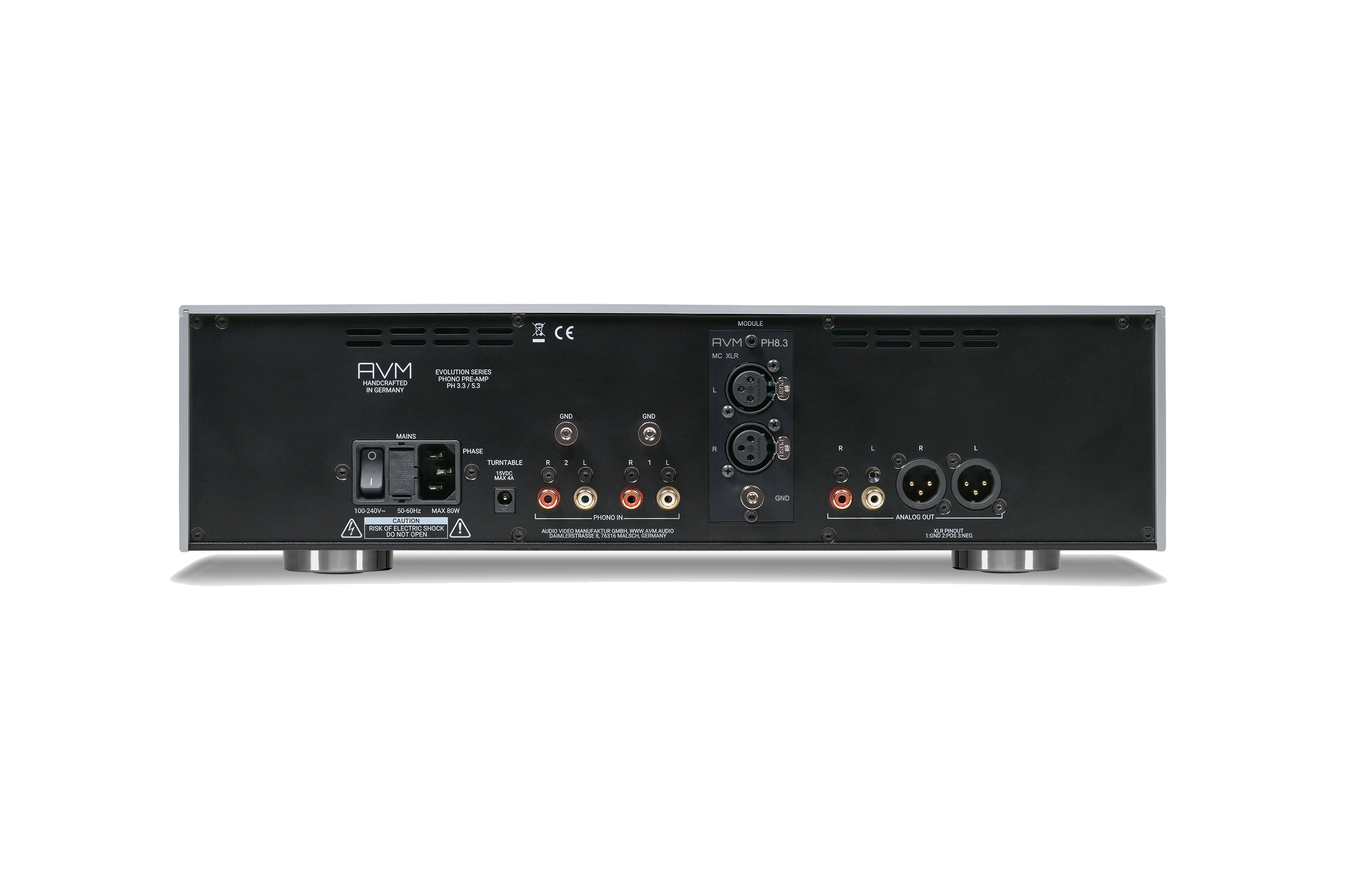 AVM Evolution PH 3.3 顯示幕與操作功能