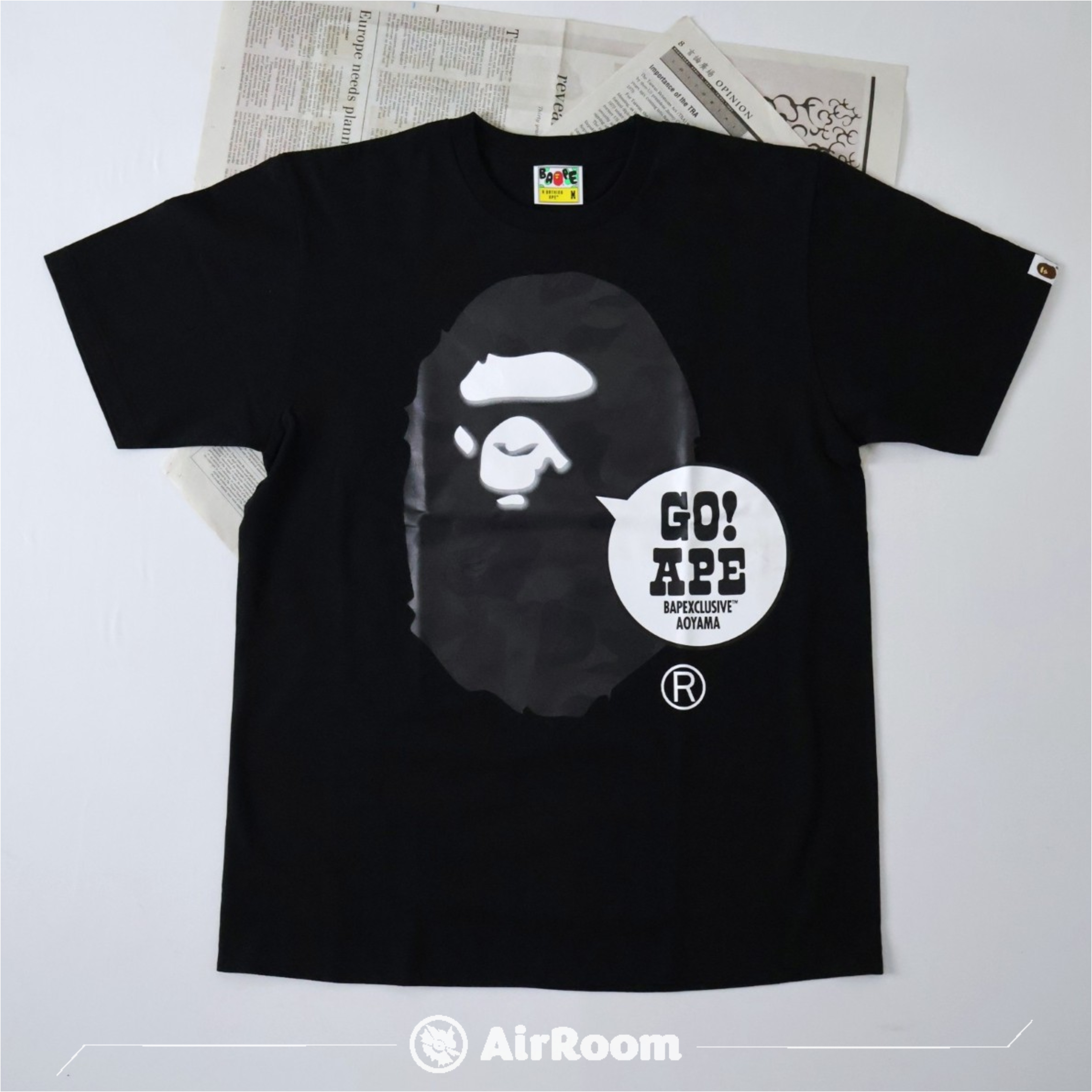 2026SS A BATHING APE BAPE BAPEEXCLUSIVE AOYAMA GO! APE TEE 南青山 表參道 限定 大頭 短T 現貨