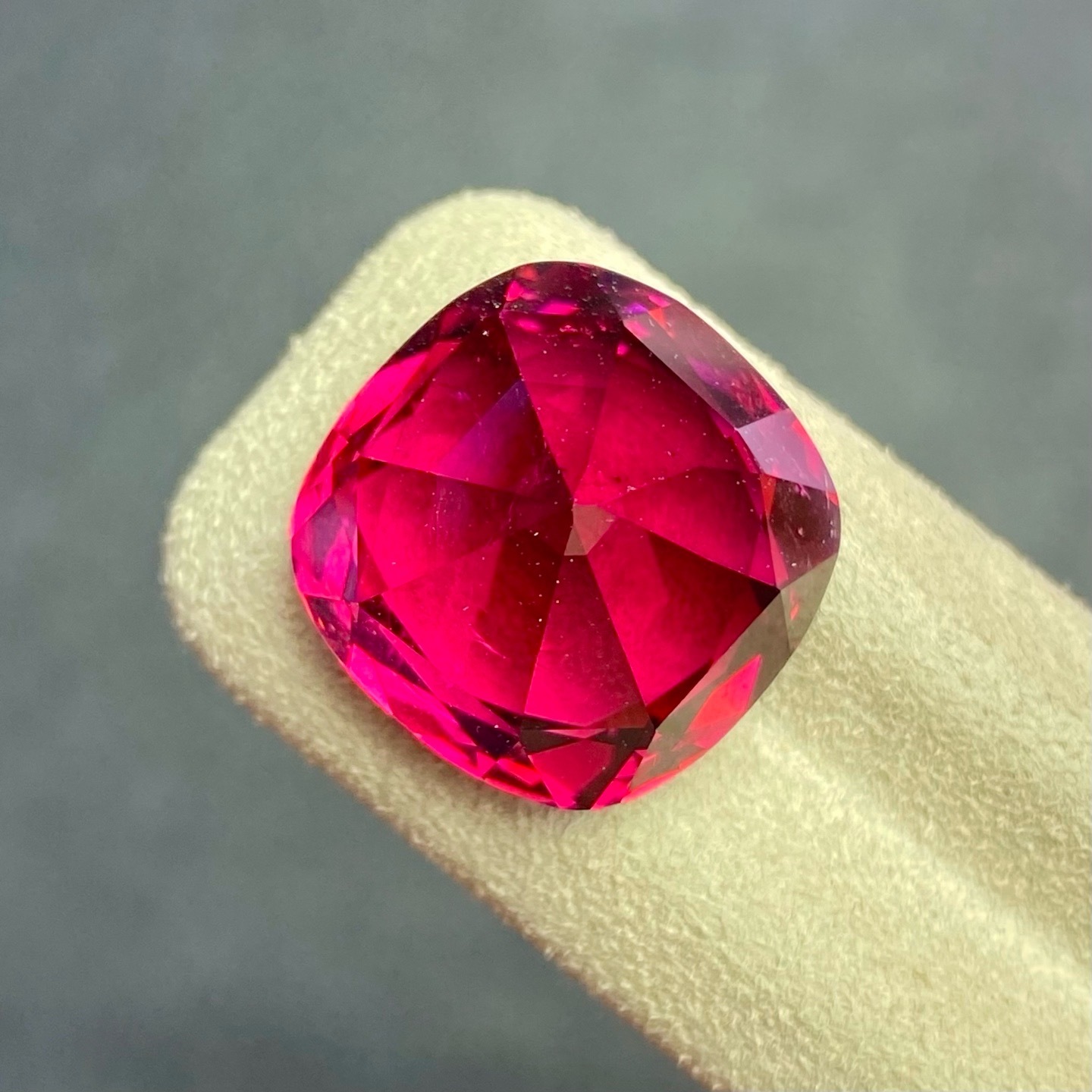 Collector-Grade | Cushion-Cut Rubellite Tourmaline Loose Stone