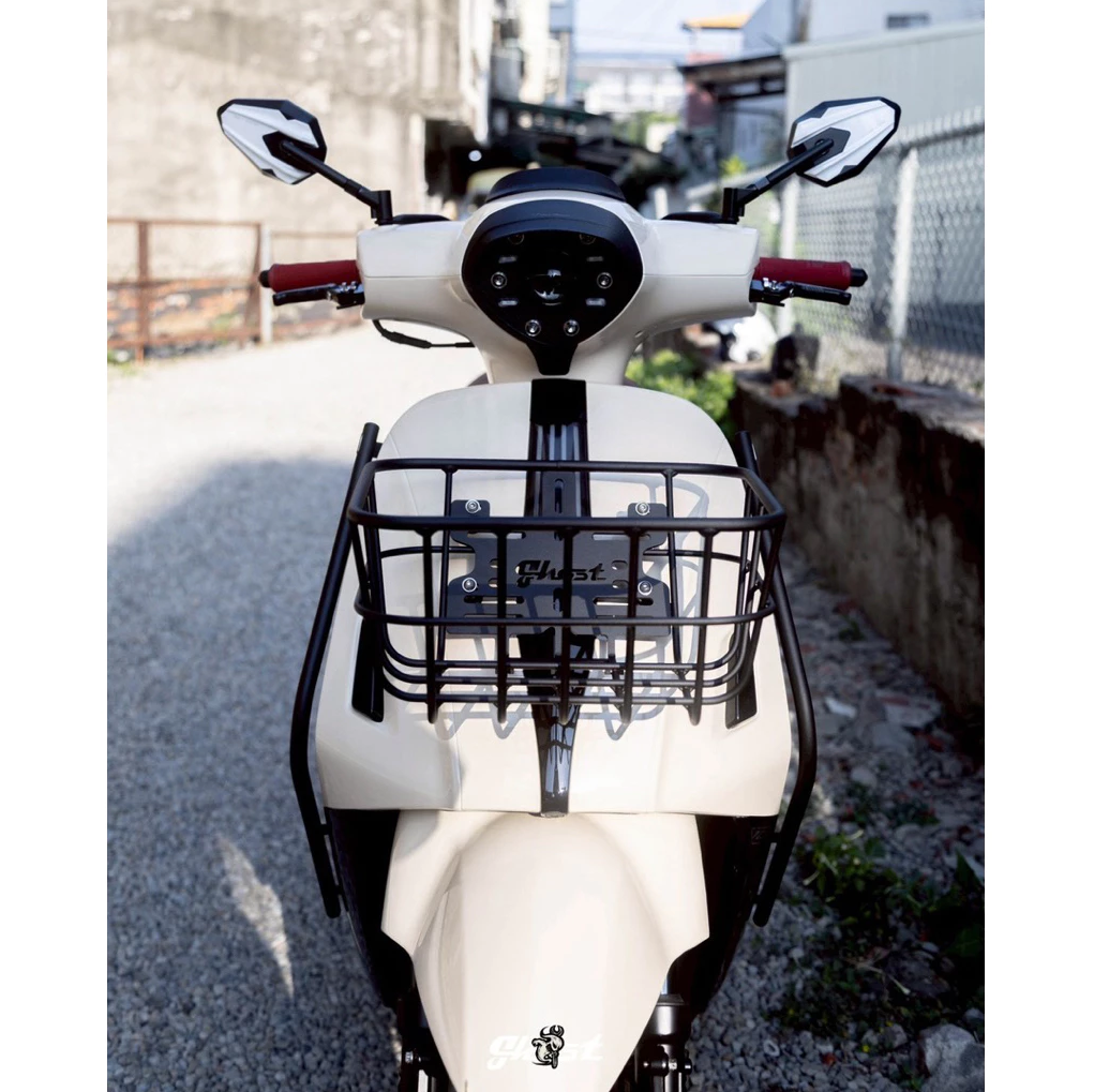 【Ghost Factory】通用型鋁合金菜籃 4mica Sui 蘭美達 KRN 機車菜籃 機車置物籃 買菜藍 買菜提袋