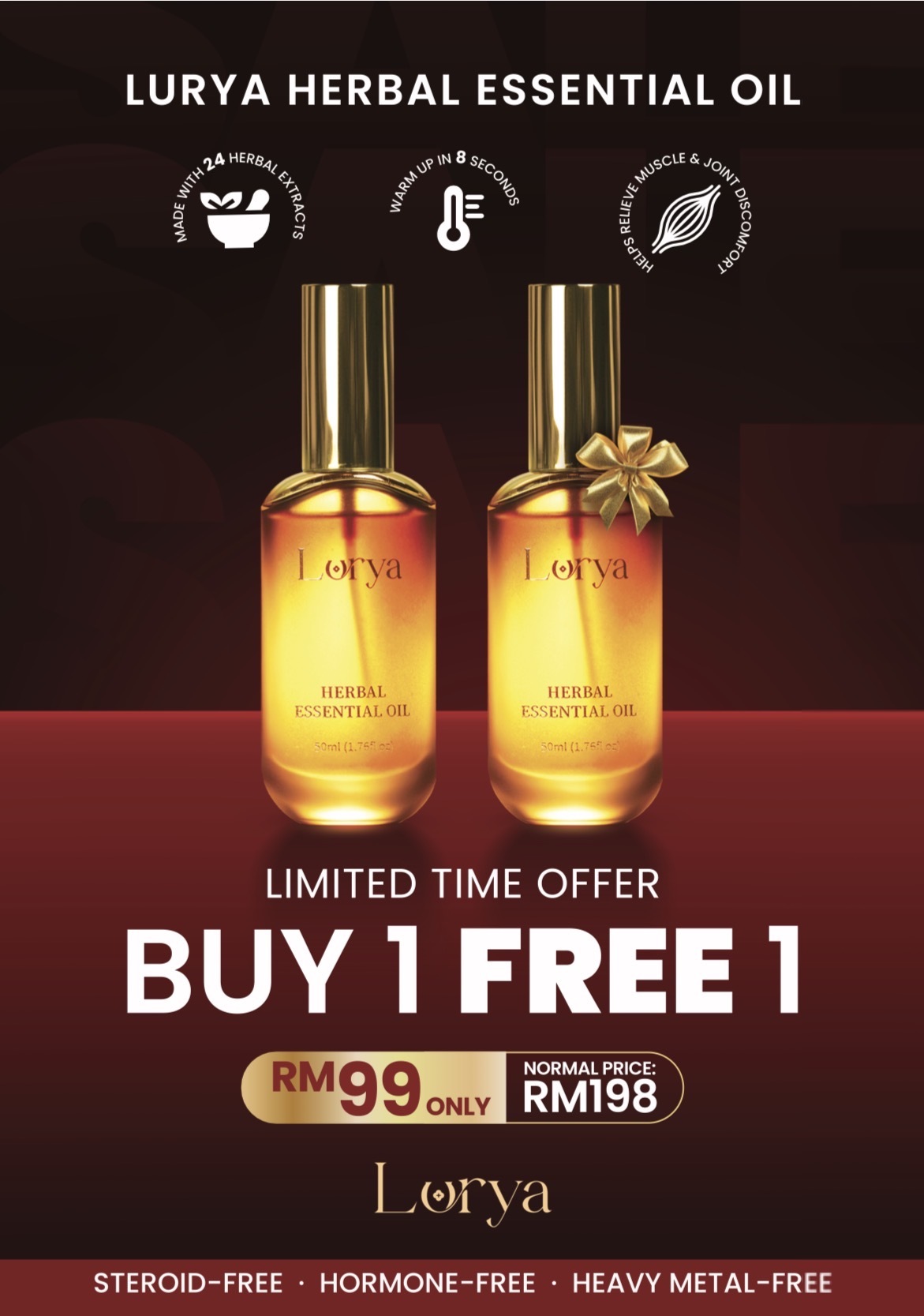 LURYA Herbal Essential Oil 50ml