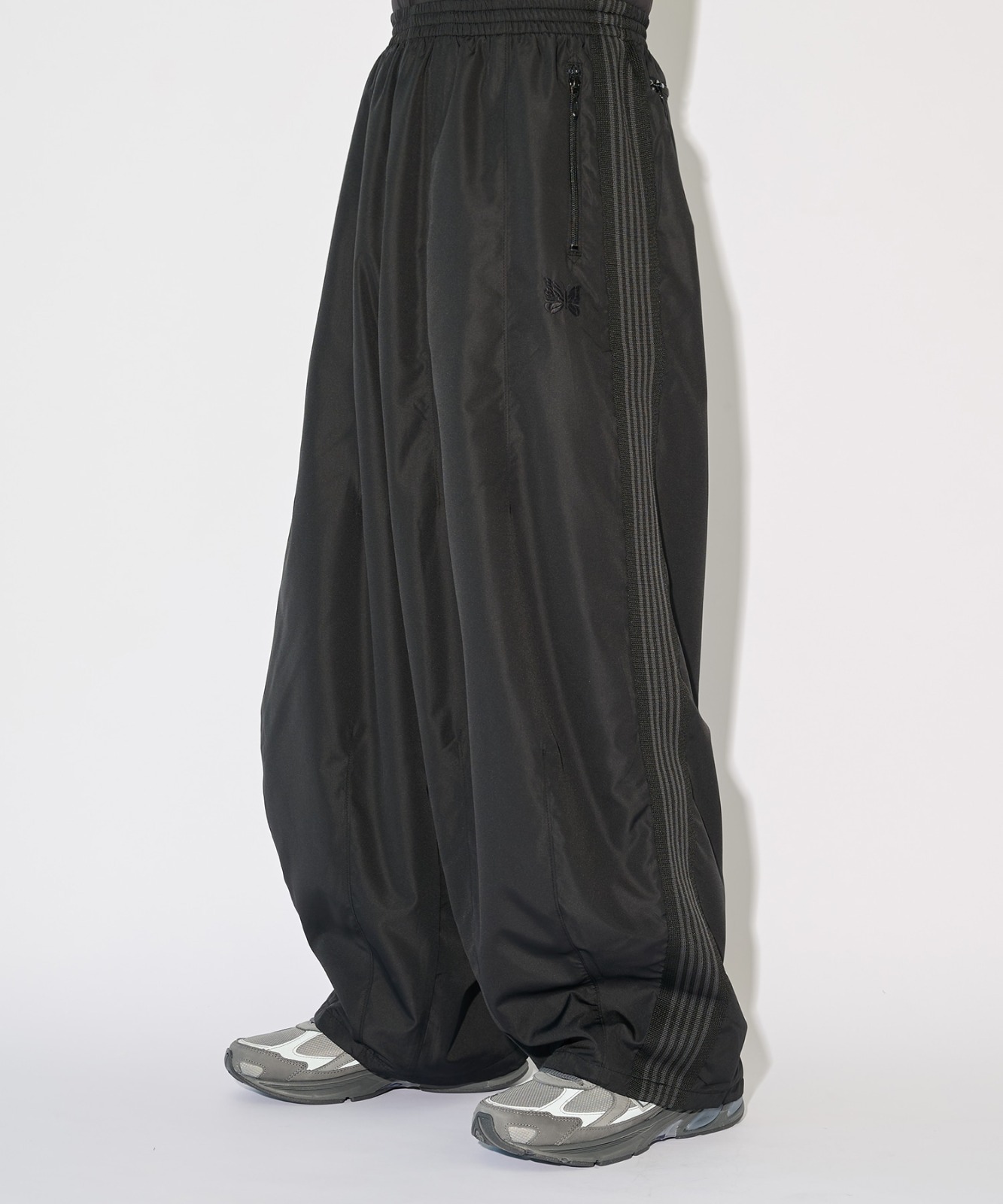 現貨|NEEDLES 別注 H.D. Track Pant - Nylon Polyester | BLACK