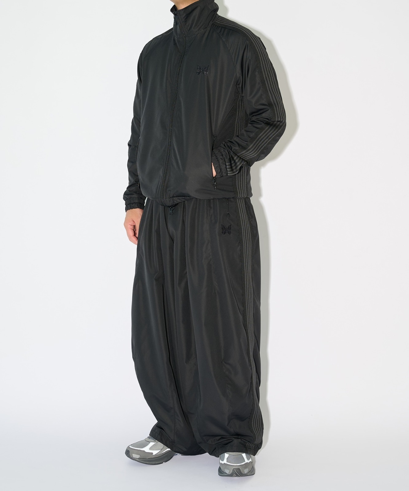現貨|NEEDLES 別注 Track Jacket - Nylon Polyester | BLACK