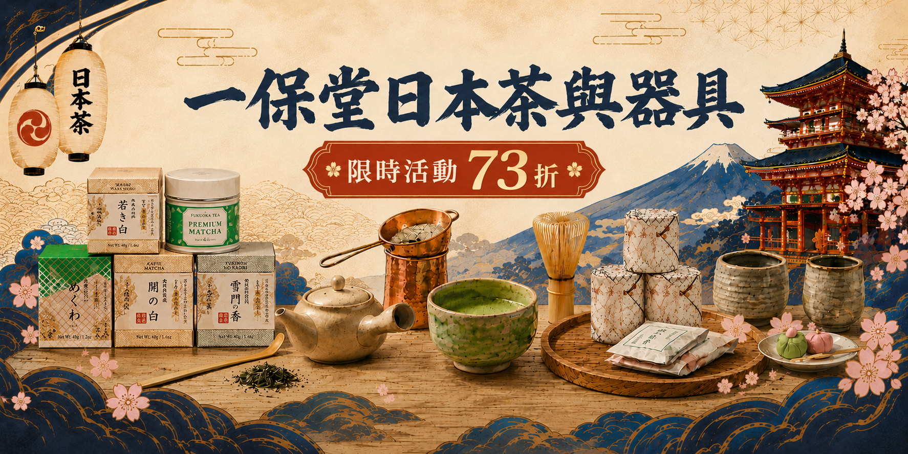 一保堂73折起