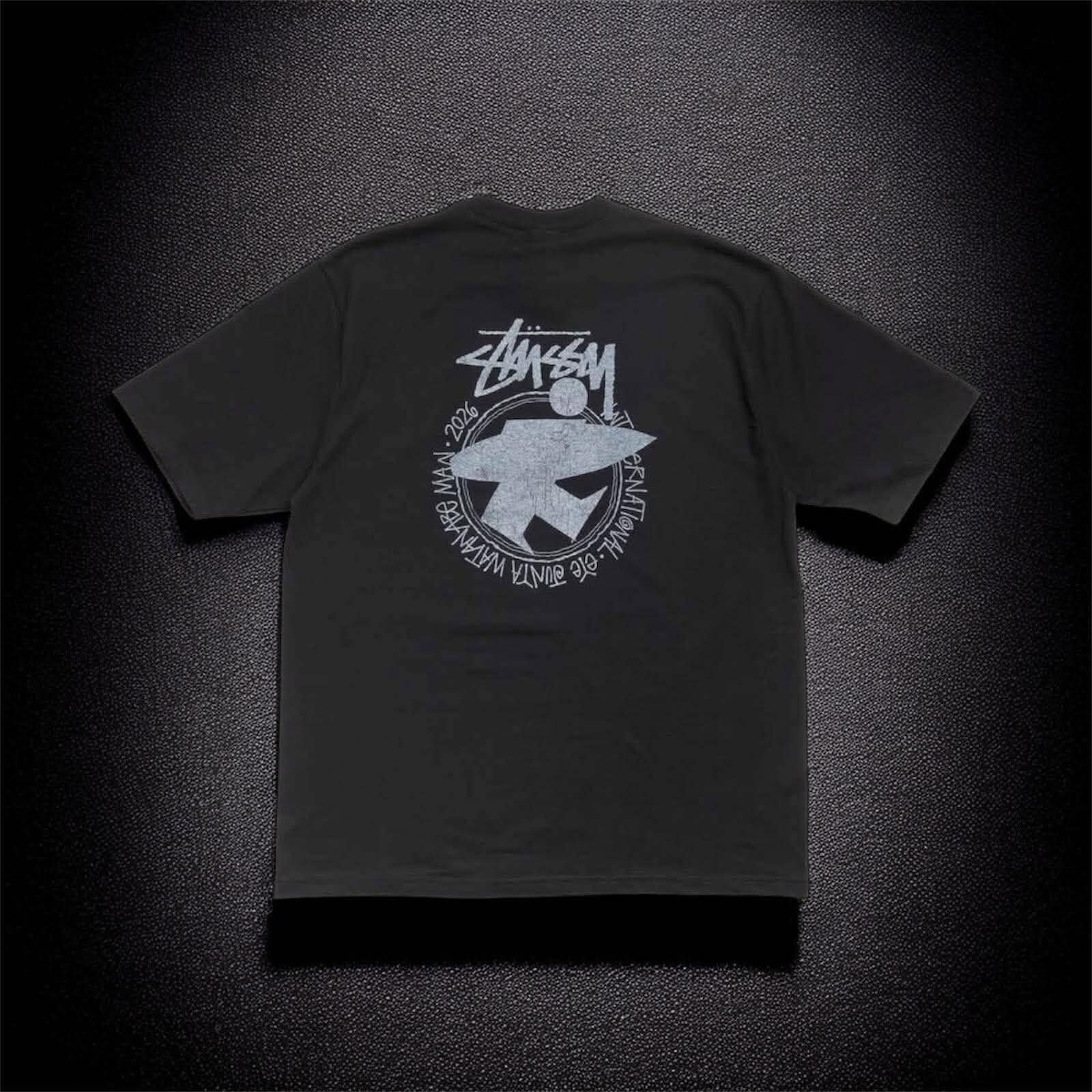 限時開團 Stussy  JUNYA 聯名 黑色 短TEE 維納斯 衝浪小人