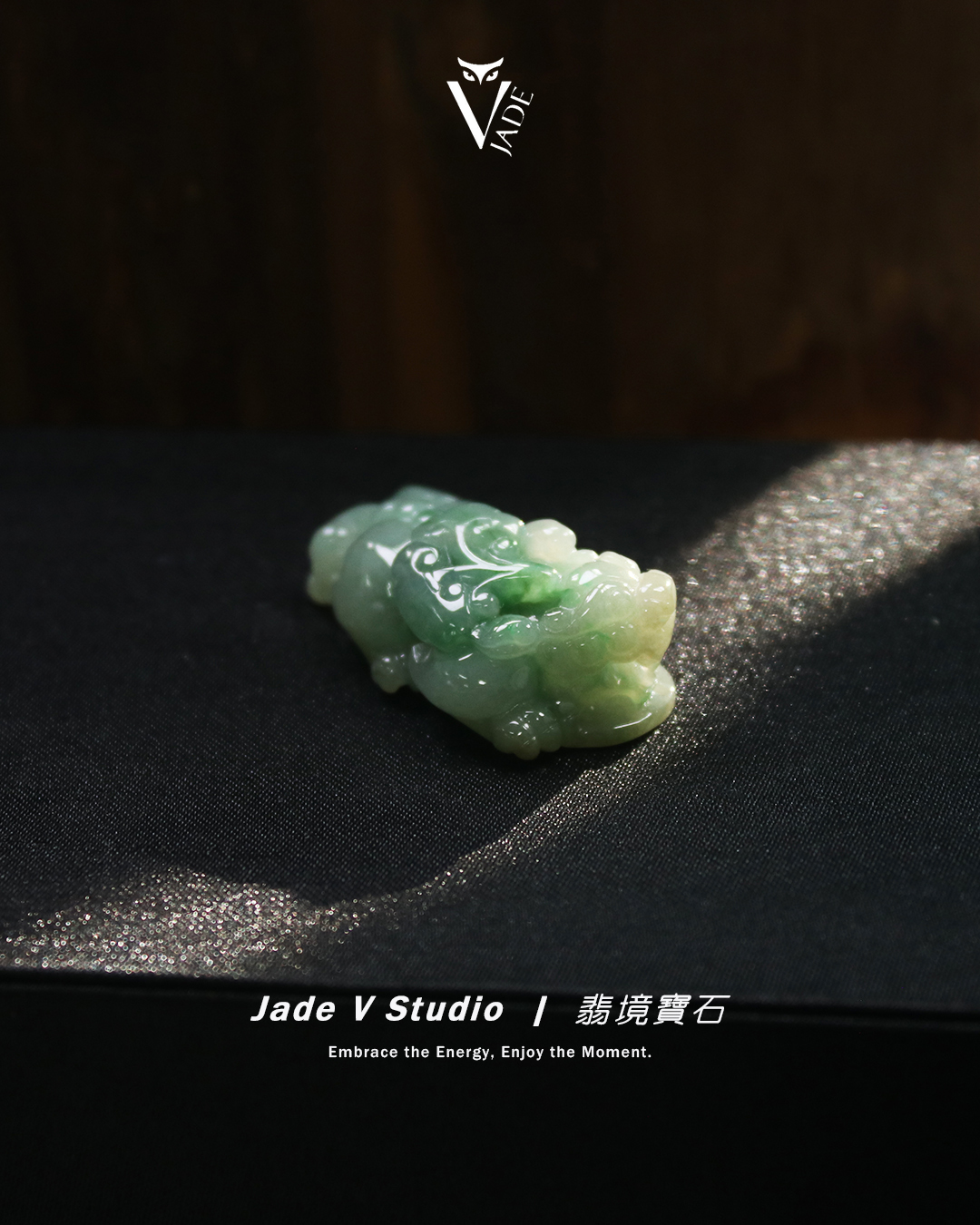 【JadeV｜翡境寶石】糯冰 雙彩 貔貅 翡翠