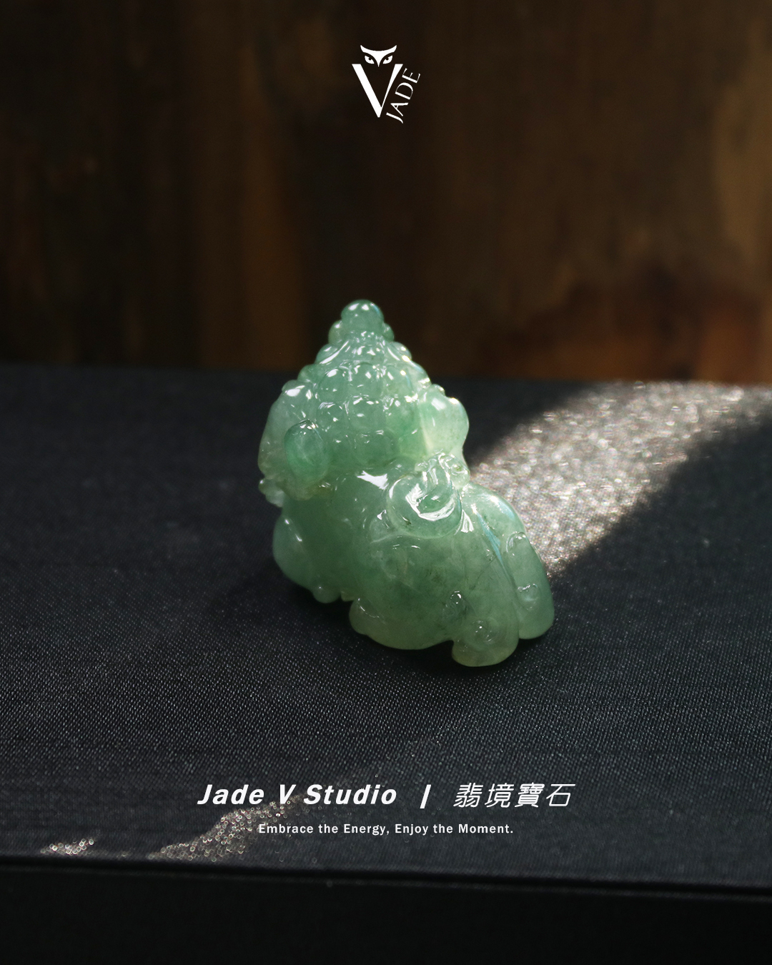 【JadeV｜翡境寶石】糯冰 雙彩 貔貅 翡翠