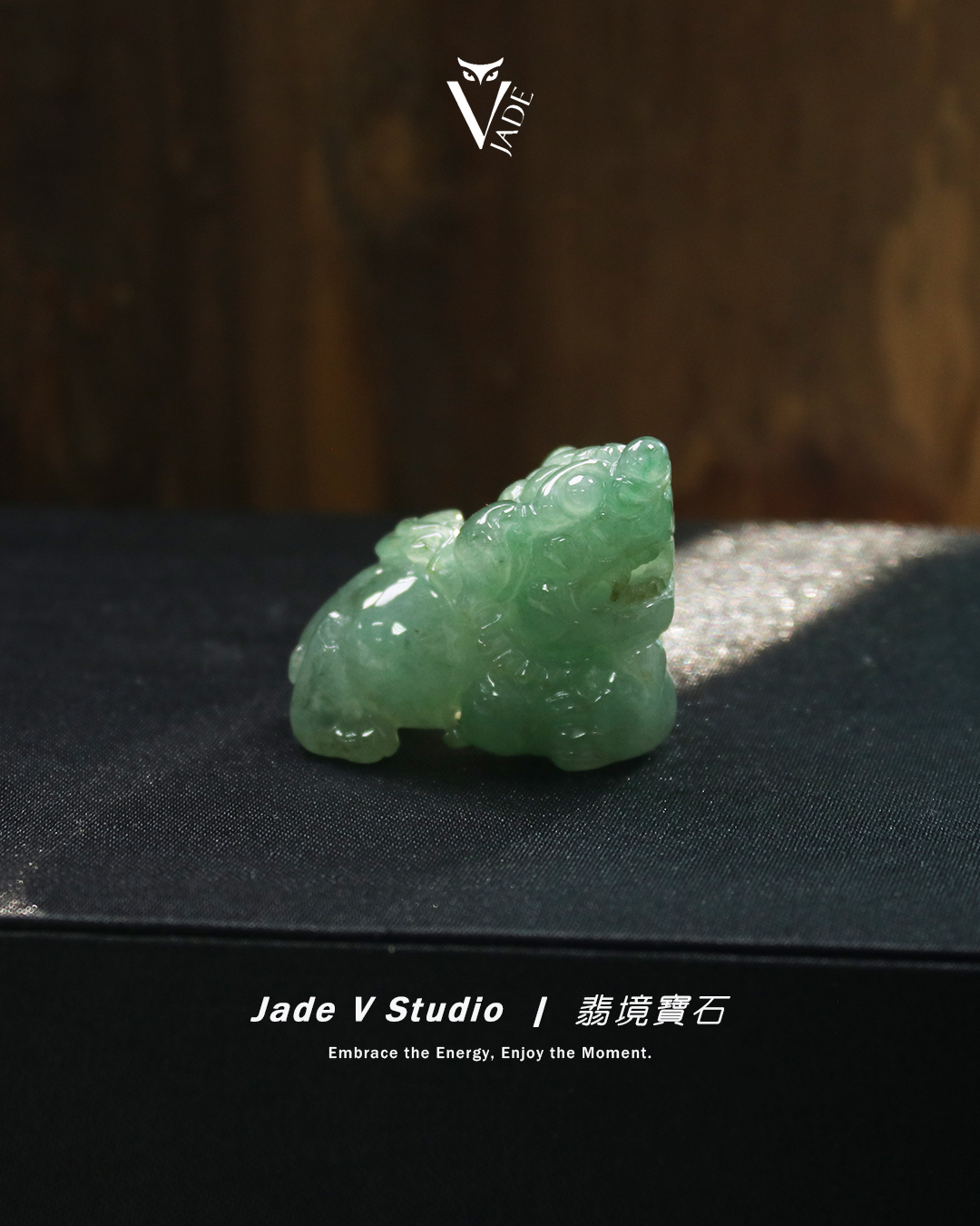 【JadeV｜翡境寶石】糯冰 雙彩 貔貅 翡翠