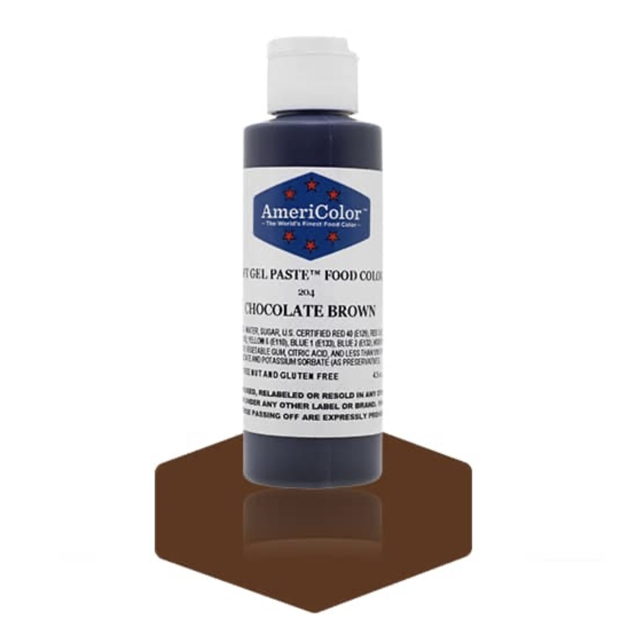 AmeriColor Soft Gel Paste Food Colour Chocolate Brown 128g